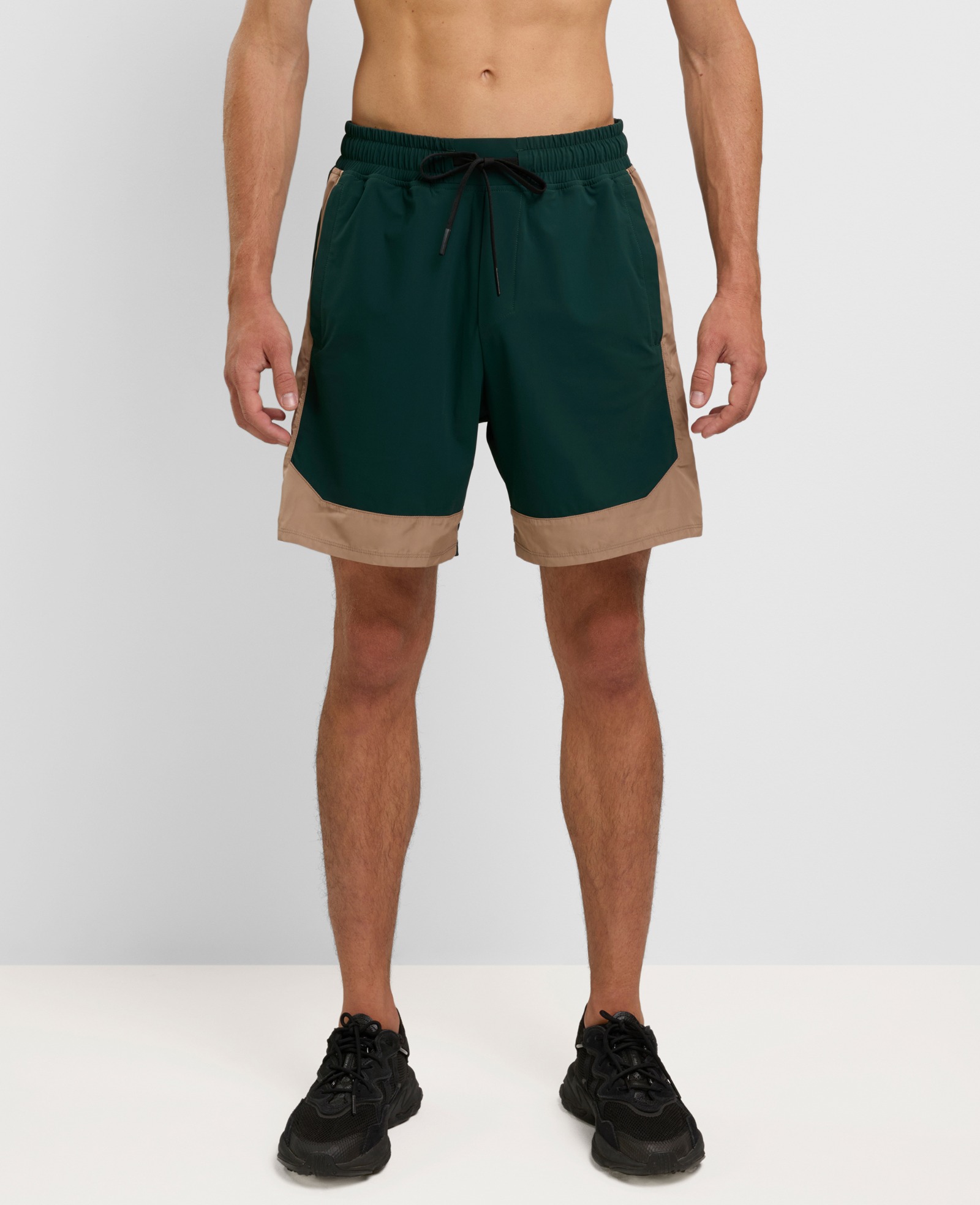Bicolor Shorts Verde