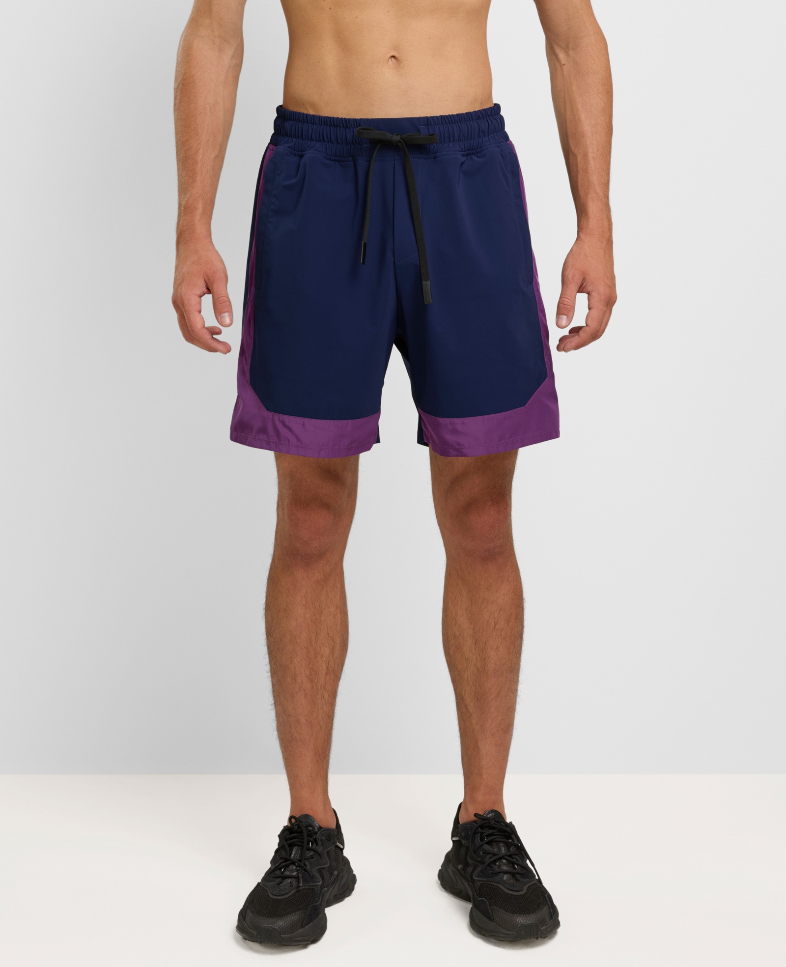 Bicolor Shorts Blue