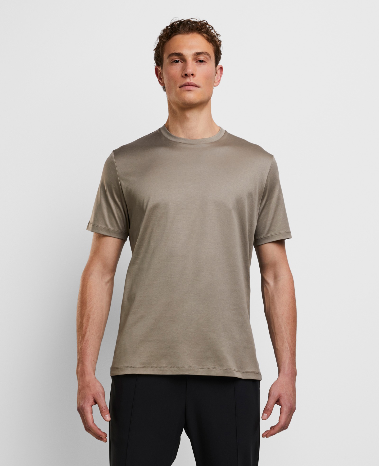 Essential Interlock T-Shirt Marrone chiaro