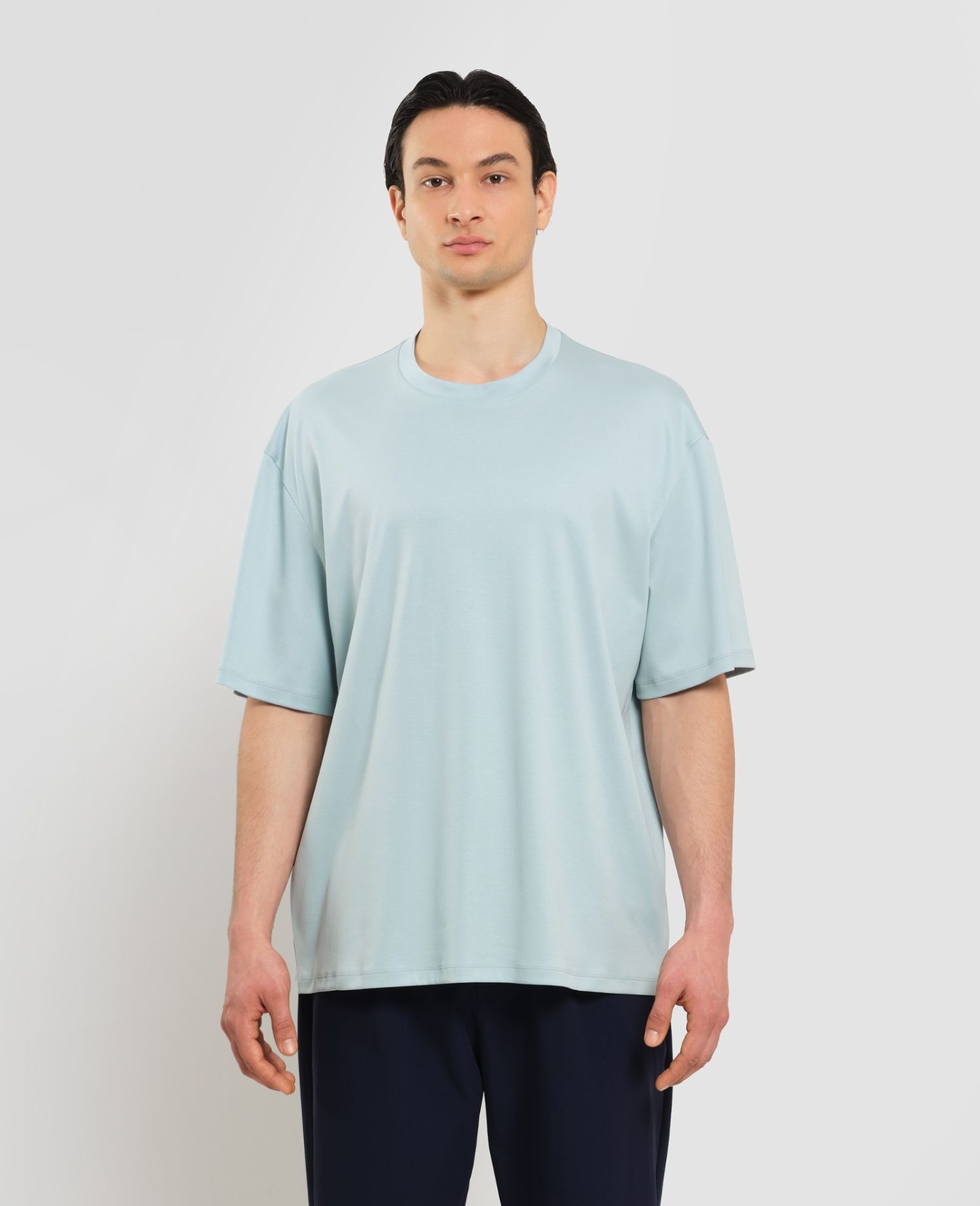 Relaxed-fit Interlock T-Shirt Light Blue