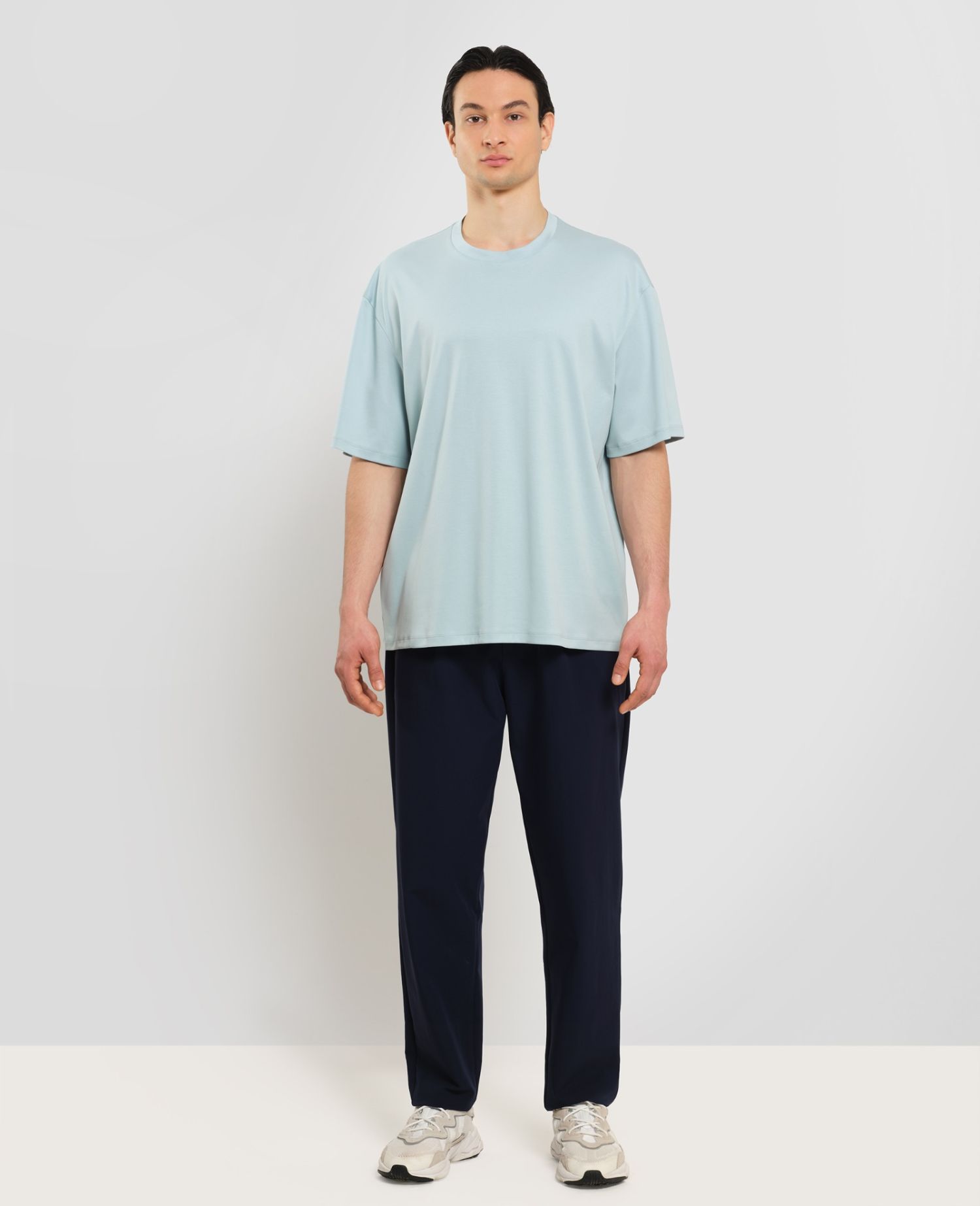 main product photo Relaxed-fit Interlock T-Shirt Light Blue