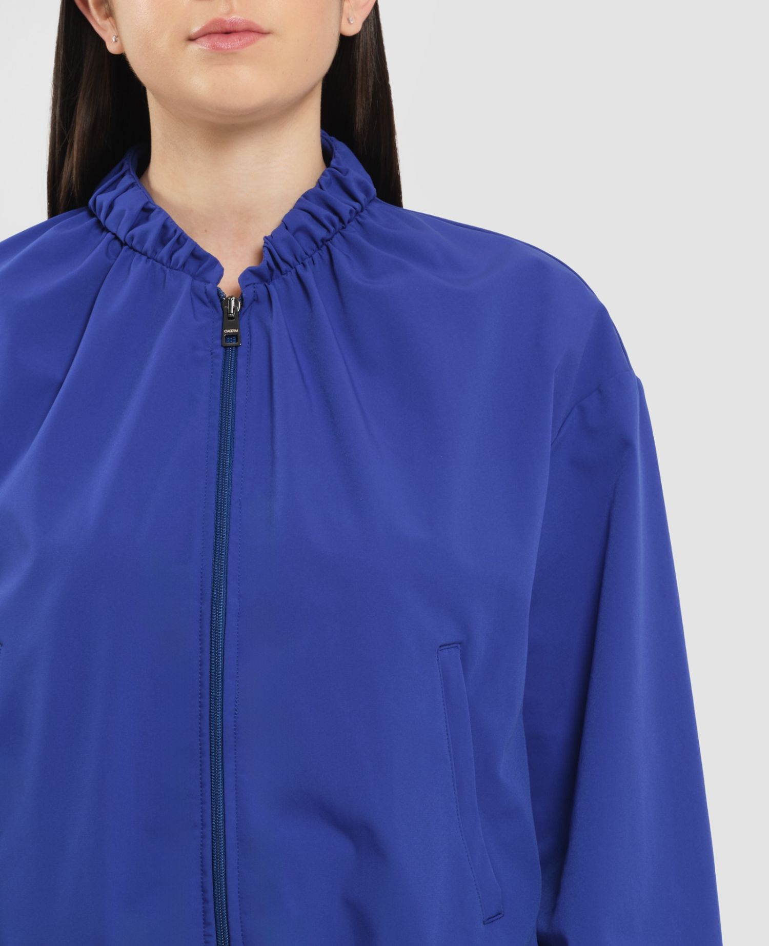 main product photo Full-zip Bomber Blue