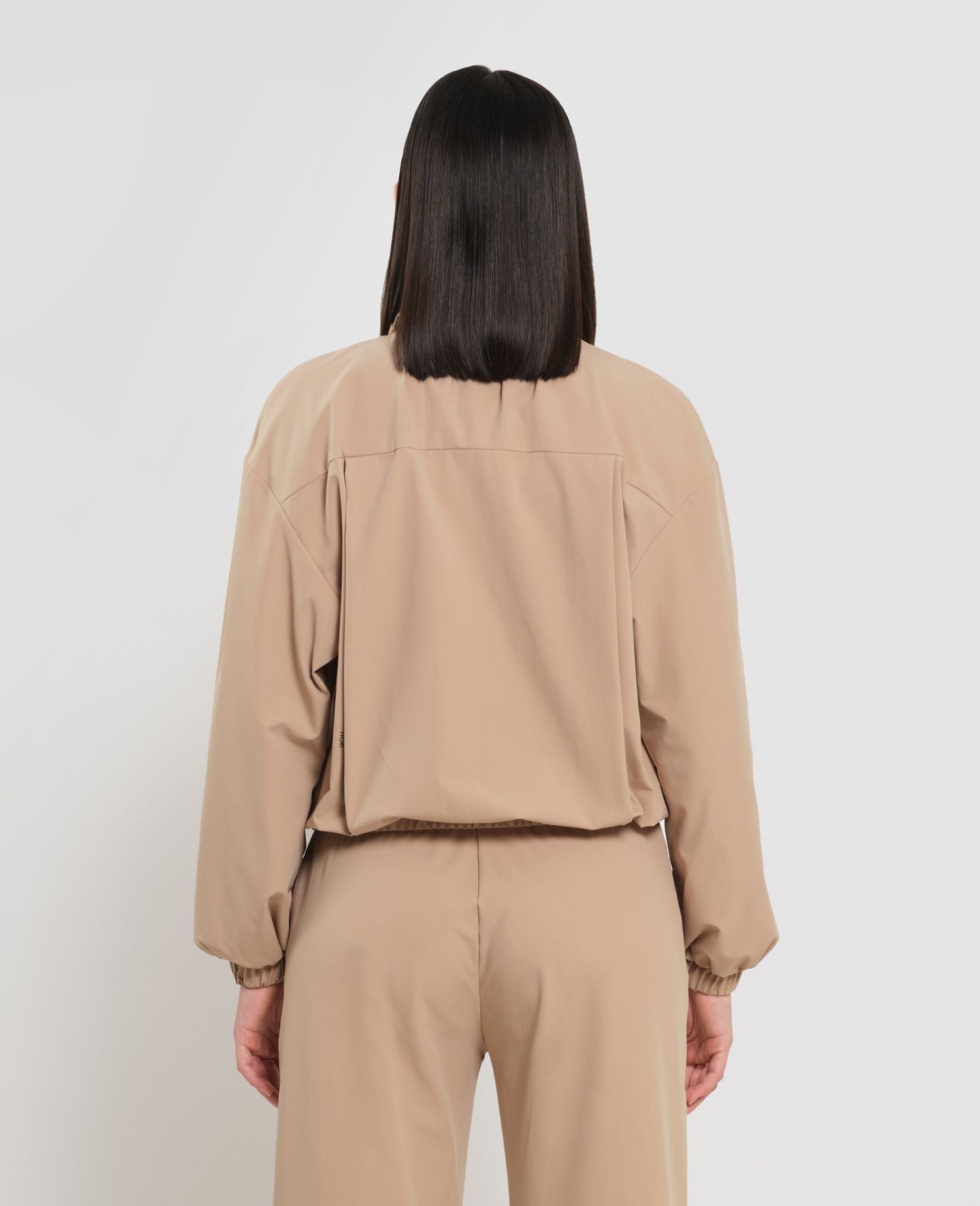 main product photo Full-zip Bomber Beige