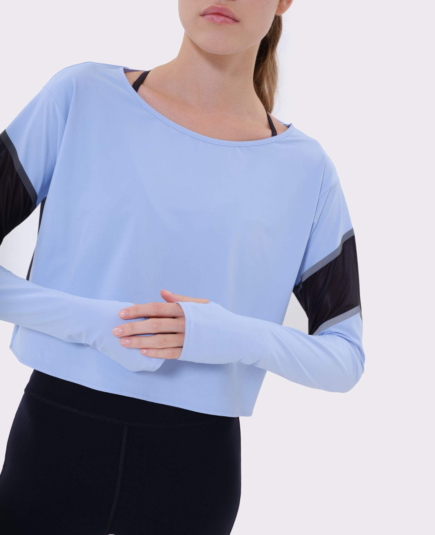 main product photo Daring Longsleeved T-shirt Azzurro