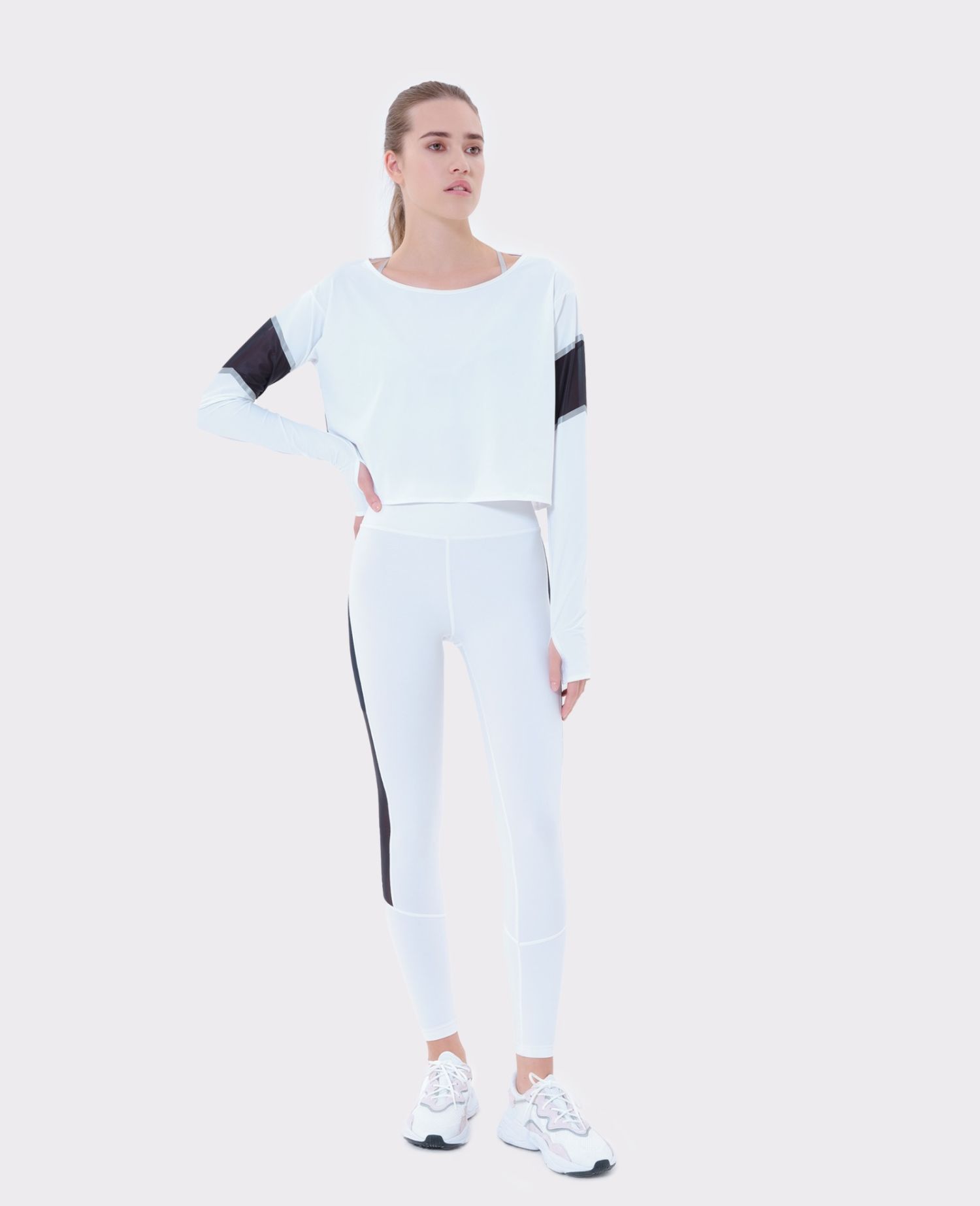 main product photo Daring Longsleeved T-shirt White