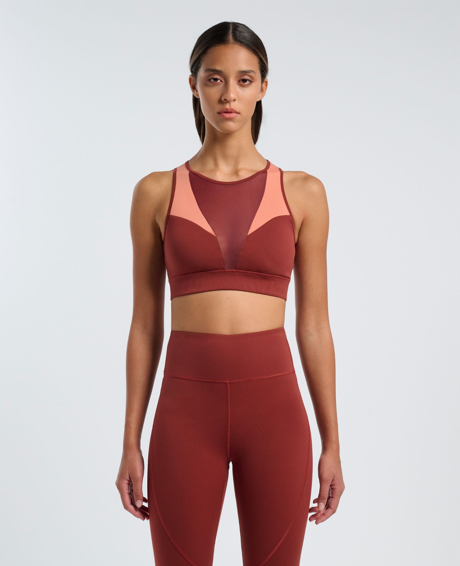 Future Nature Top Barn red - Women