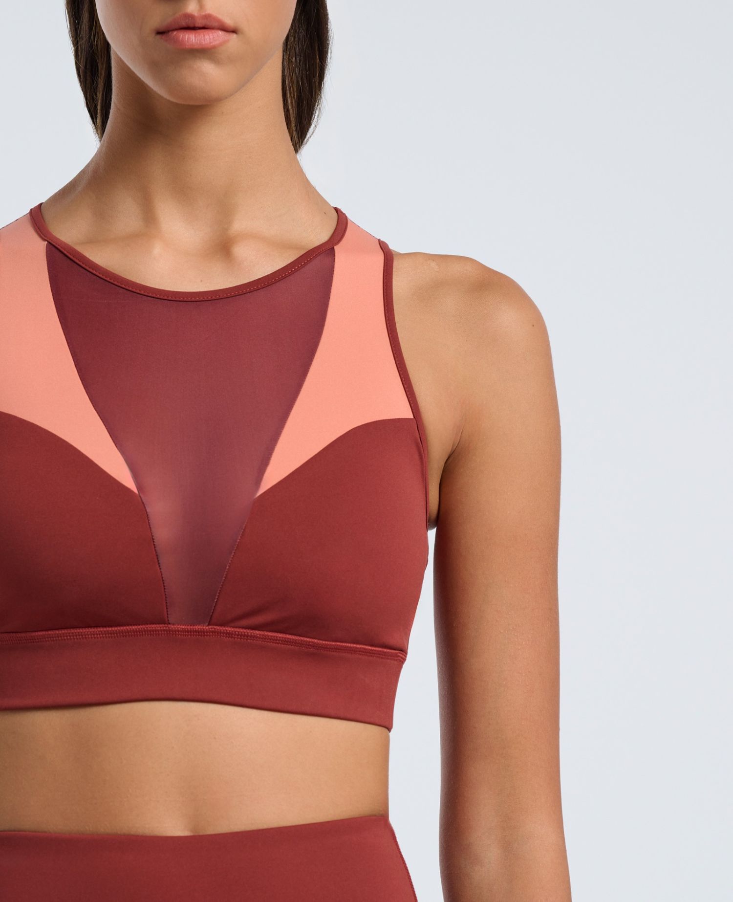 main product photo Future Nature Top Barn red - Women