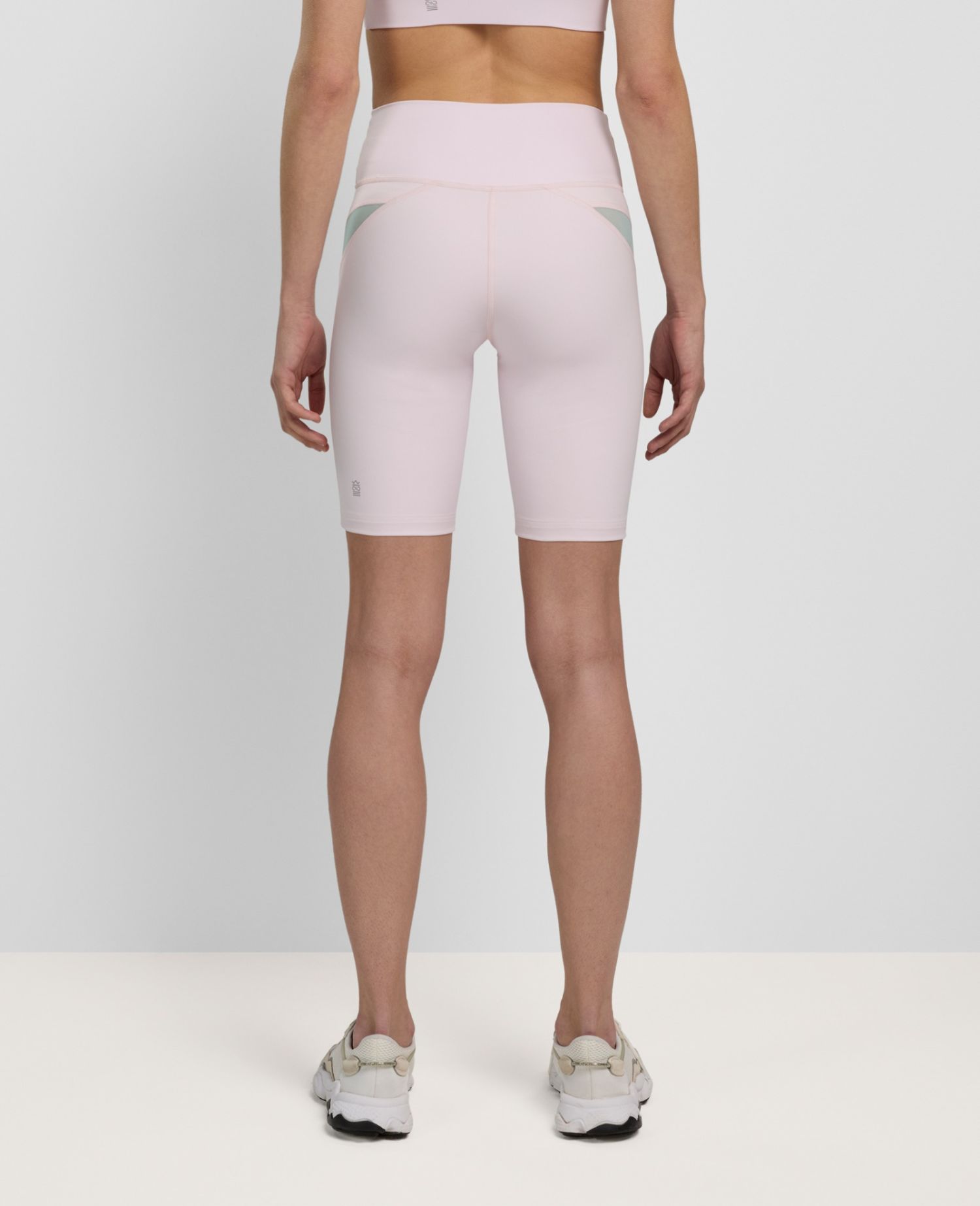 main product photo Daring Mesh Biker Shorts Light Pink
