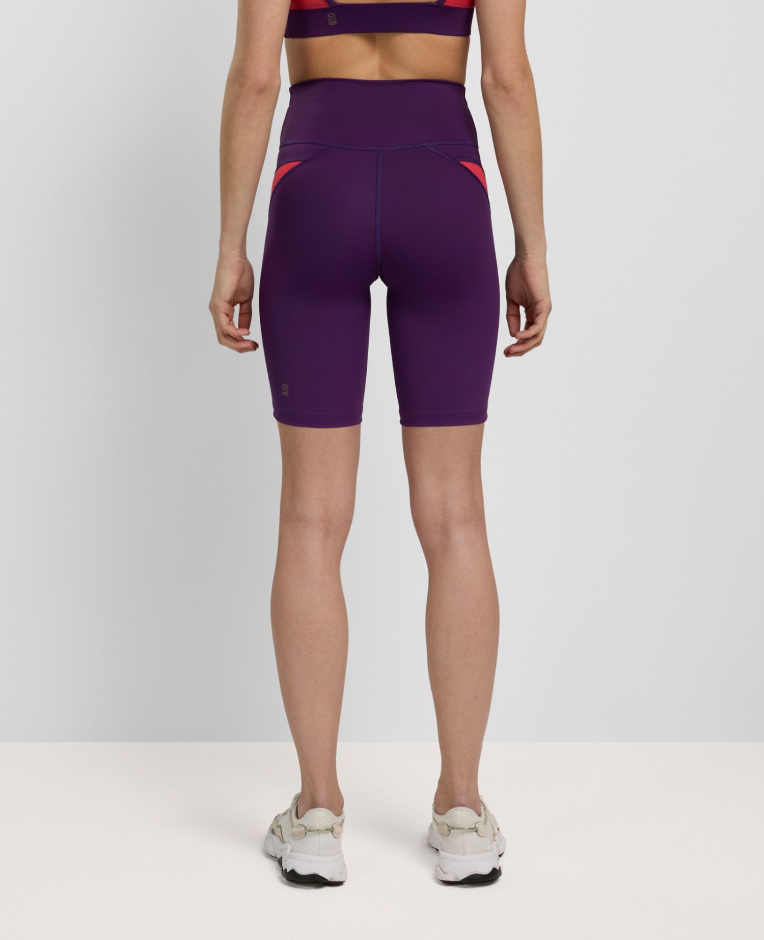 main product photo Daring Mesh Biker Shorts Violet