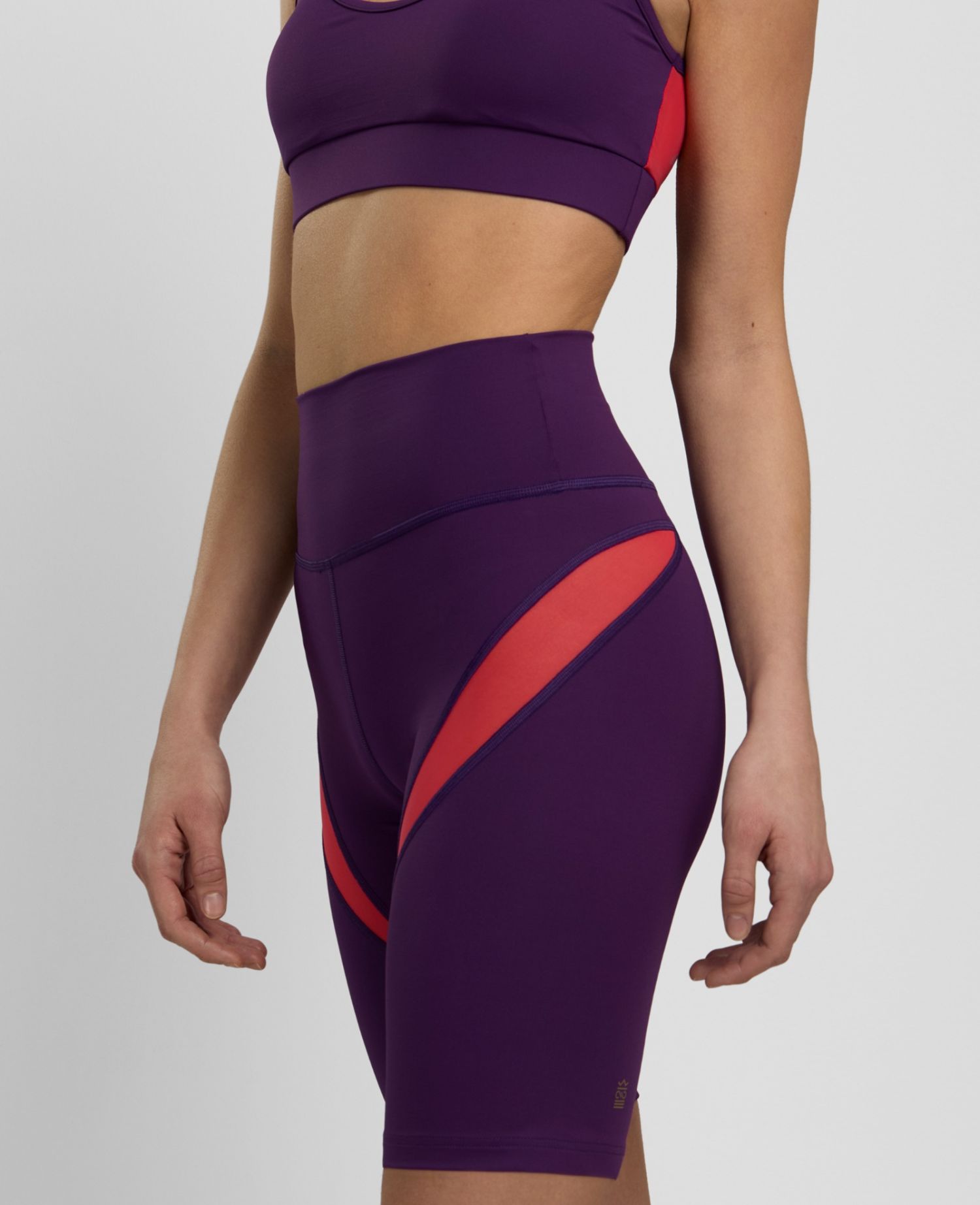 main product photo Daring Mesh Biker Shorts Violet