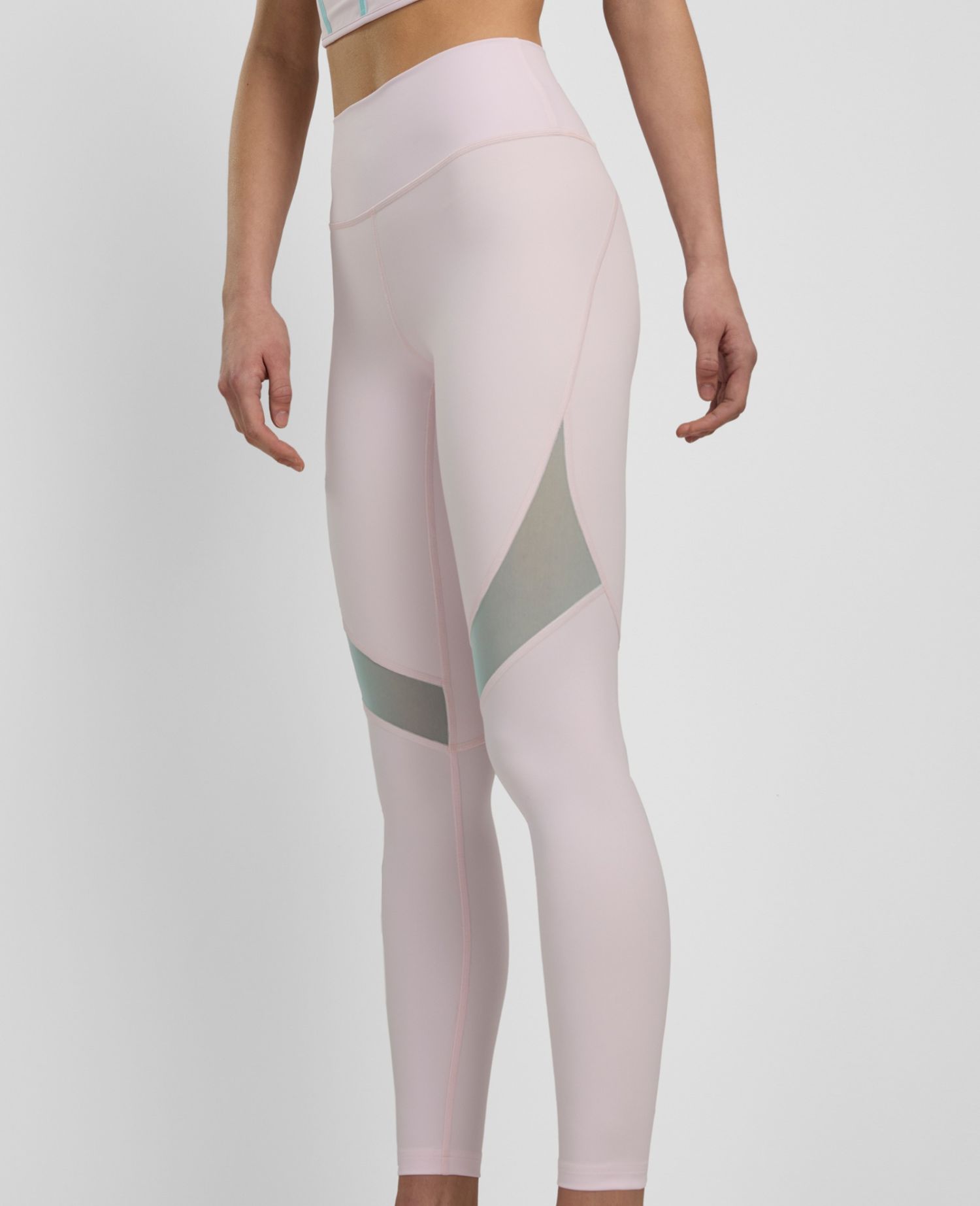 main product photo Daring Mesh Leggings Rosa chiaro