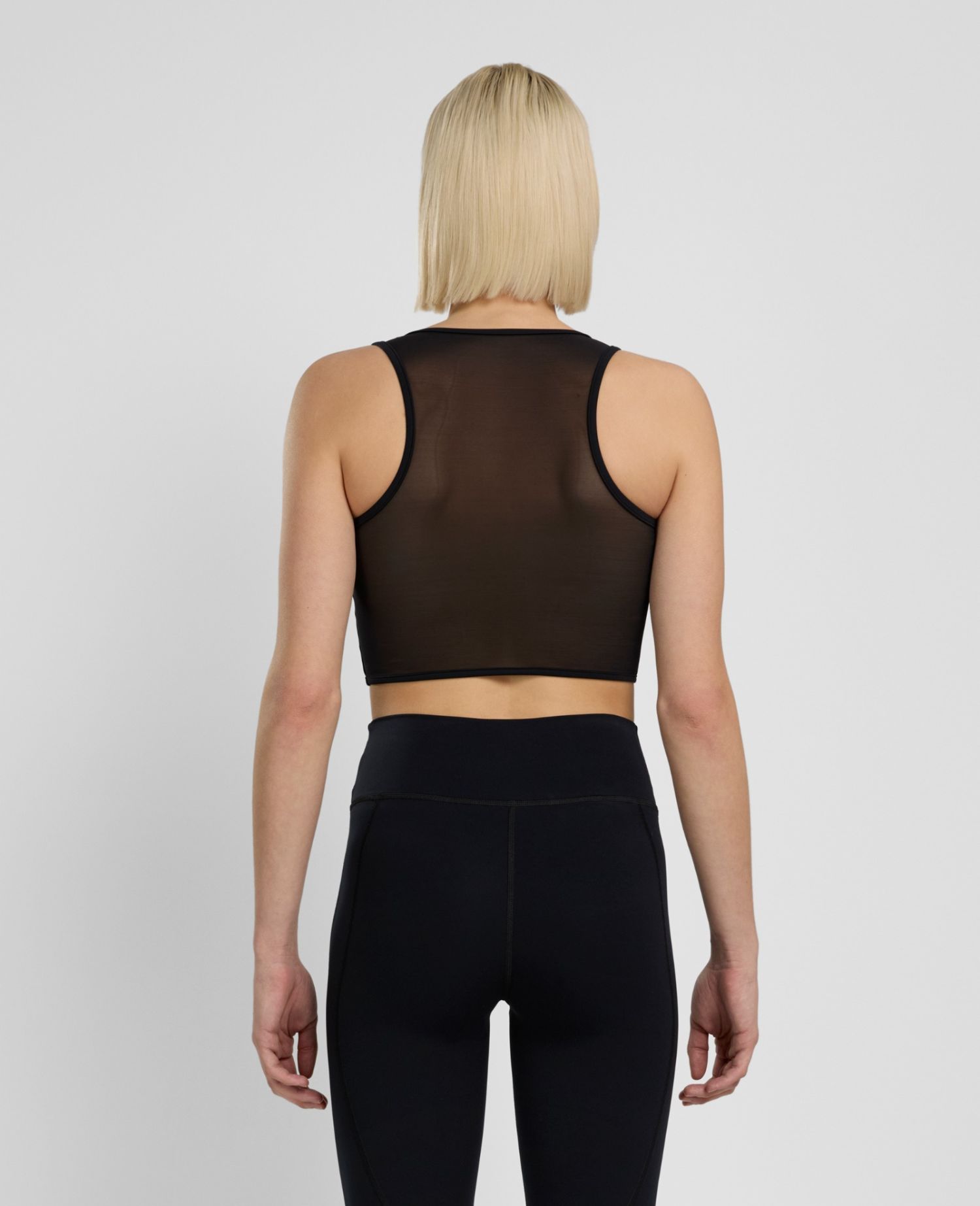 main product photo Daring Mesh Corset Top Black