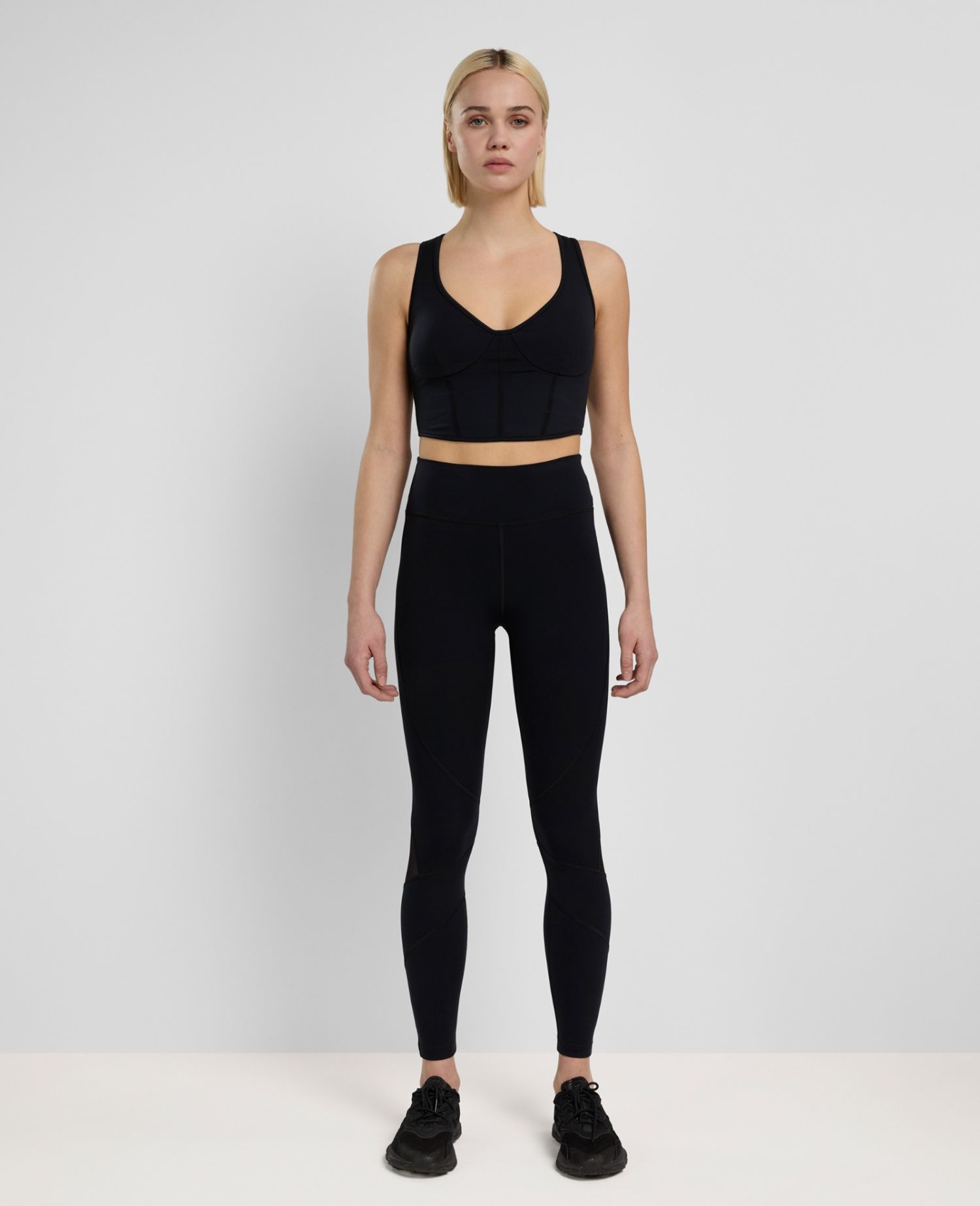 main product photo Daring Mesh Corset Top Black