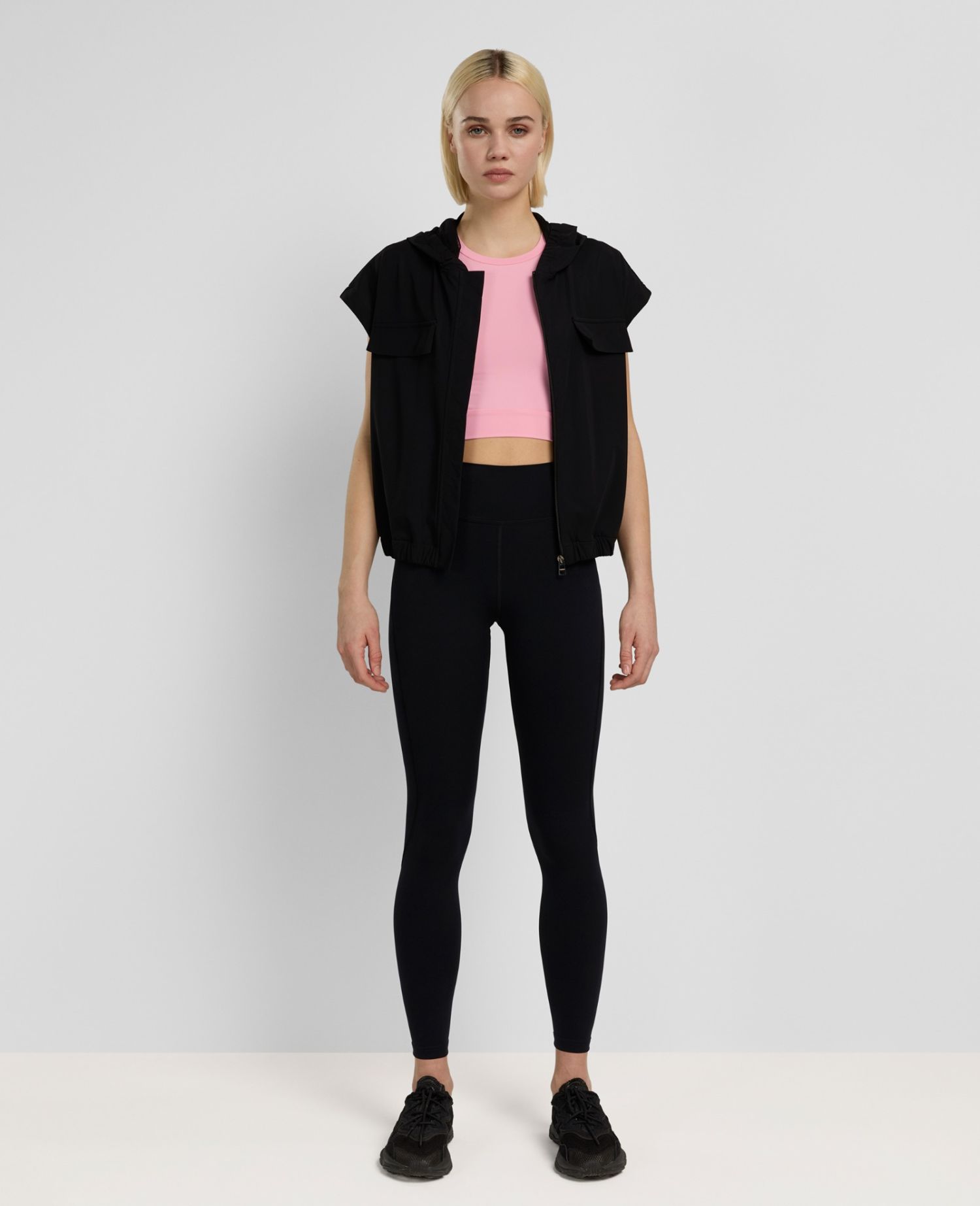 main product photo Daring Lightweight Hooded Gilet Black