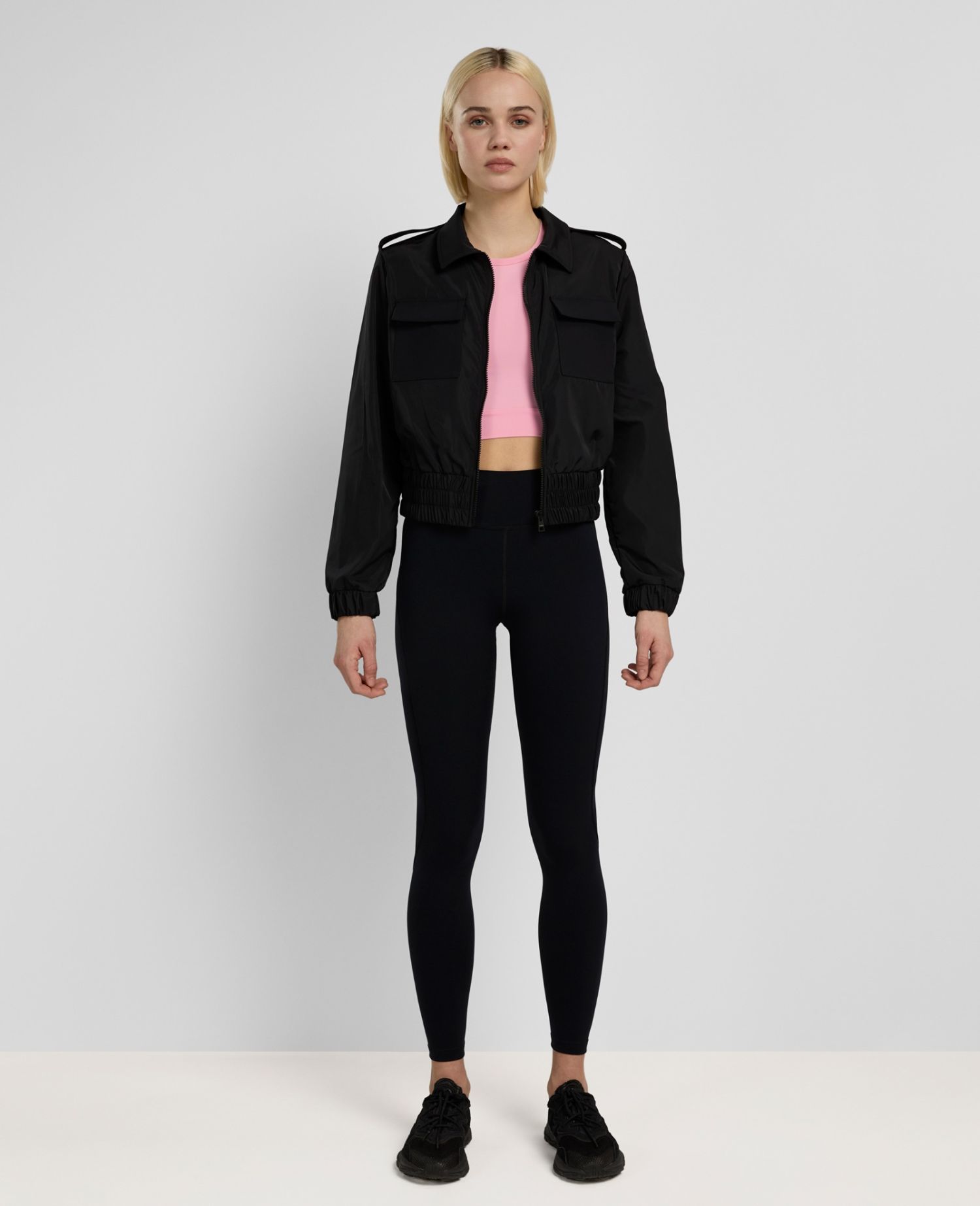 main product photo Club Cropped Jacket Nero