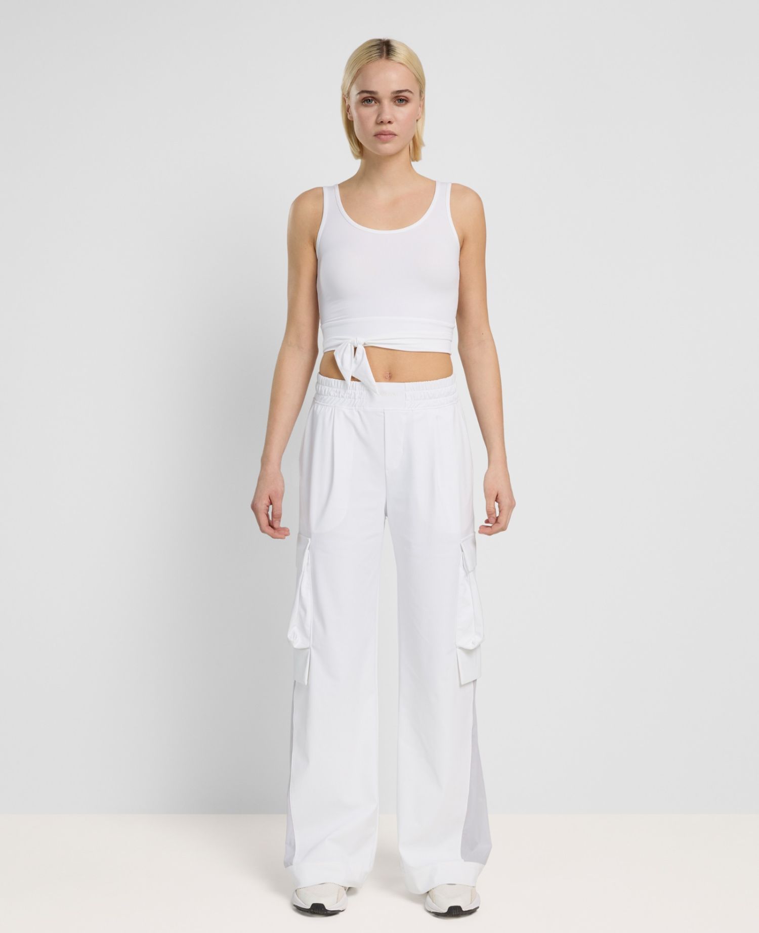 main product photo Essential Crossed Tank Top Bianco