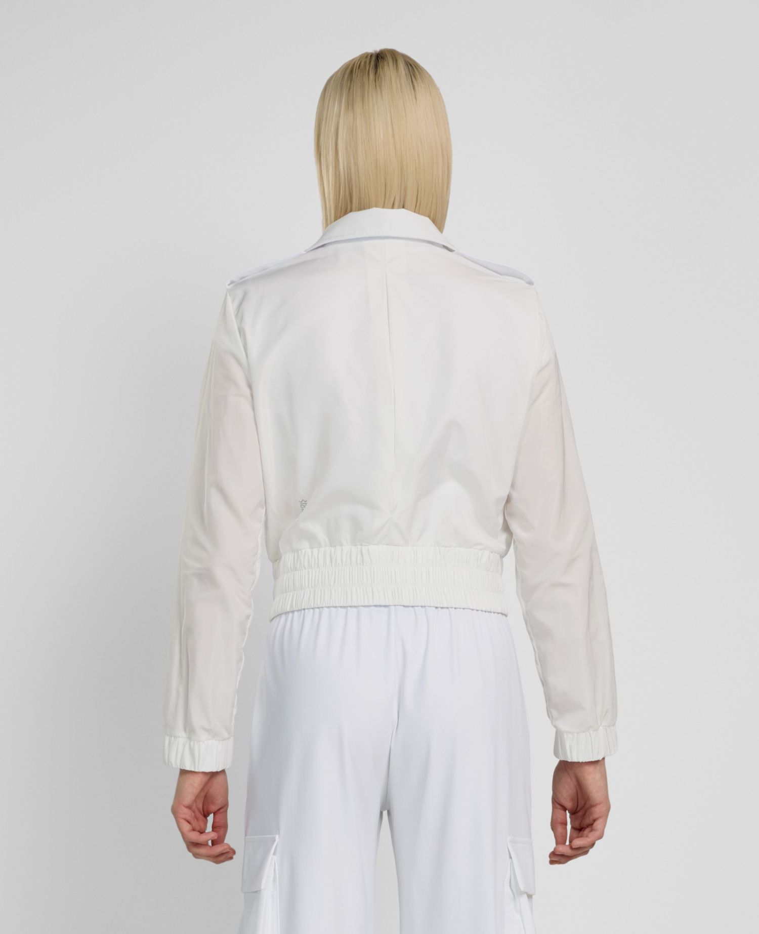 main product photo Club Cropped Jacket White