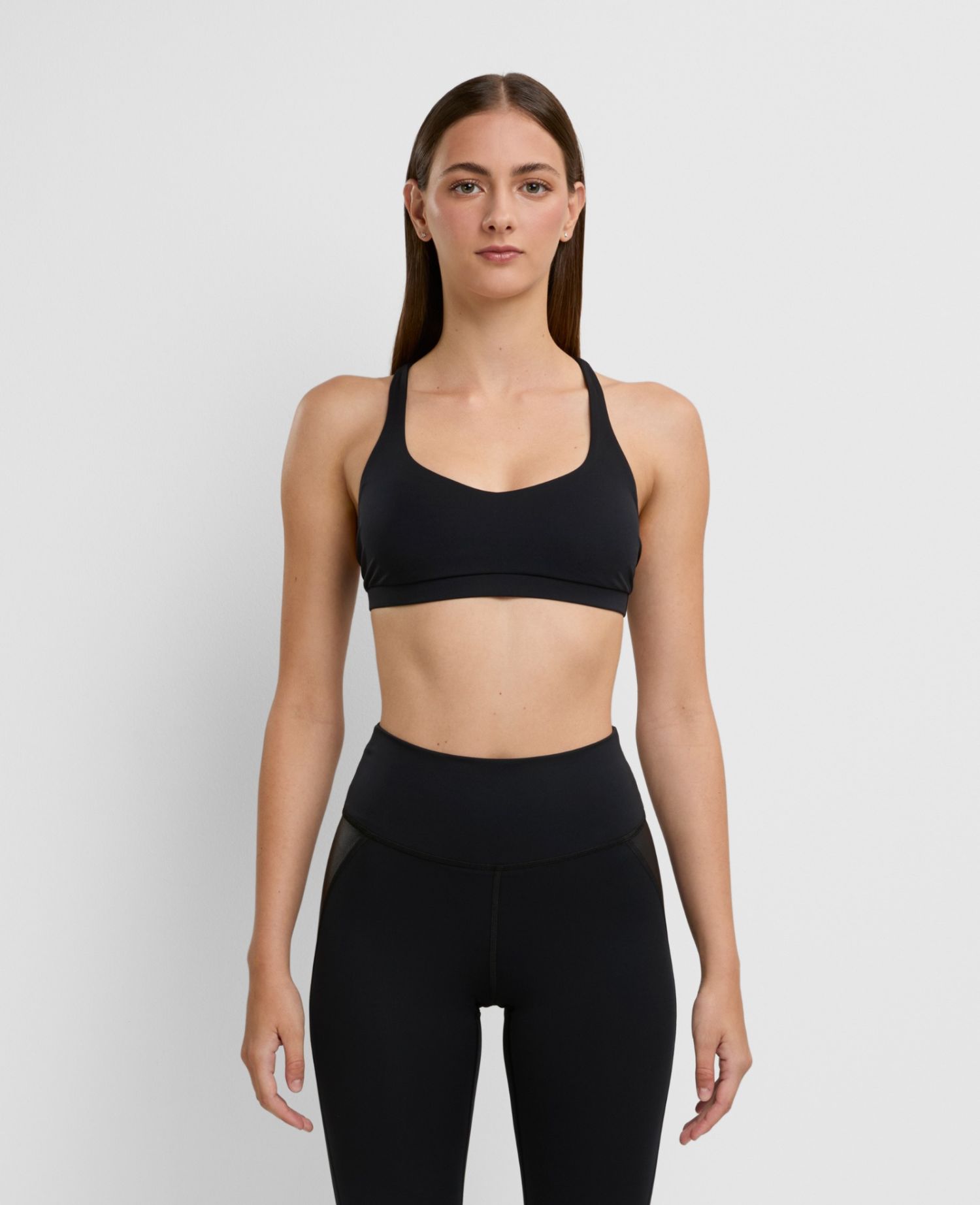 Criss-cross Bra Black