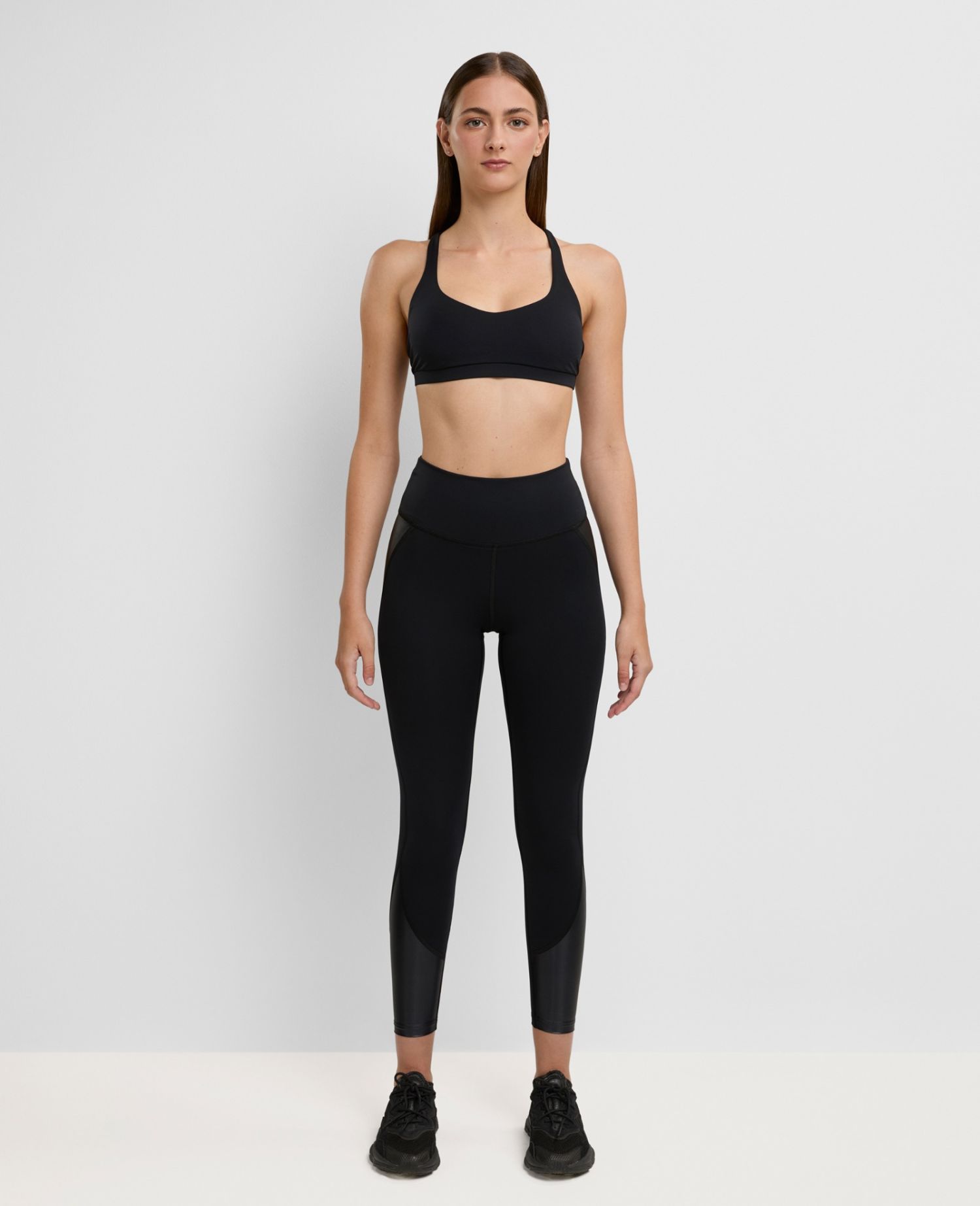main product photo Matte-Shimmer Leggings Nero