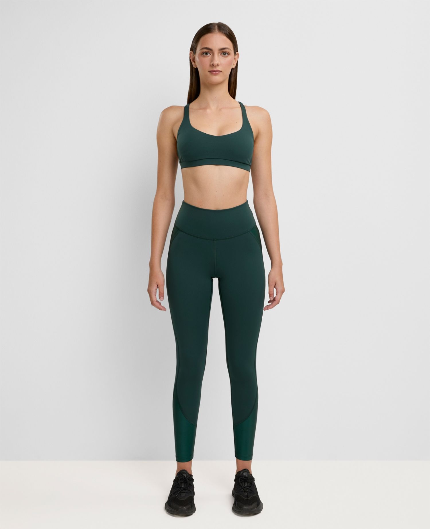 main product photo Criss-cross Bra Green