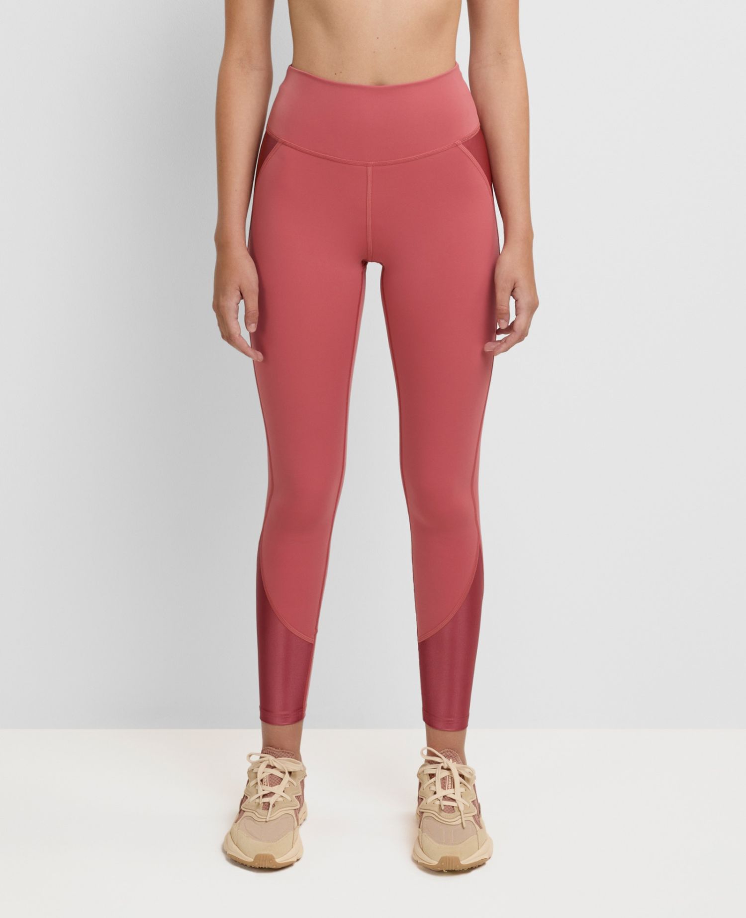 Matte-Shimmer Leggings Rosa