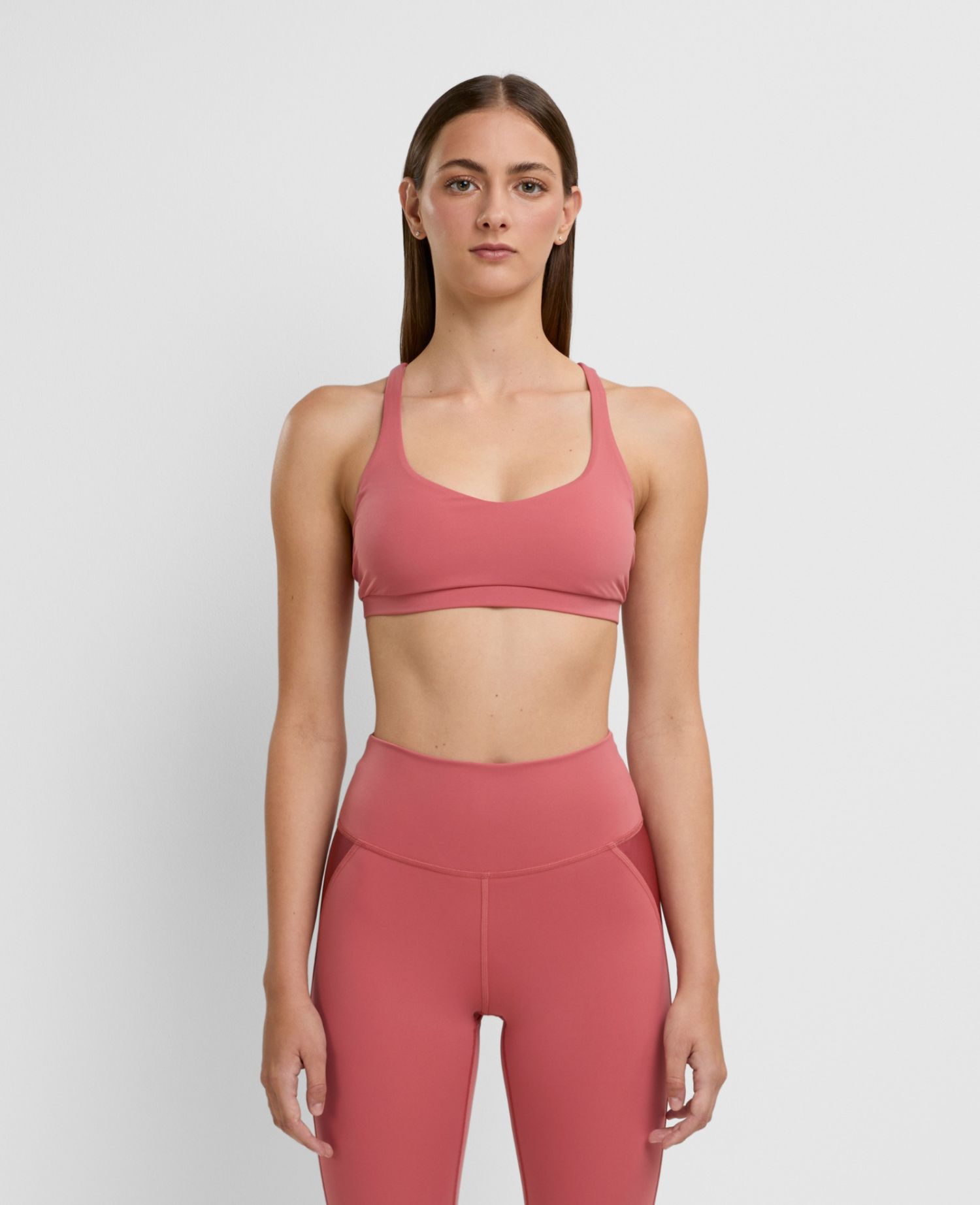 Criss-cross Bra Faded Rose