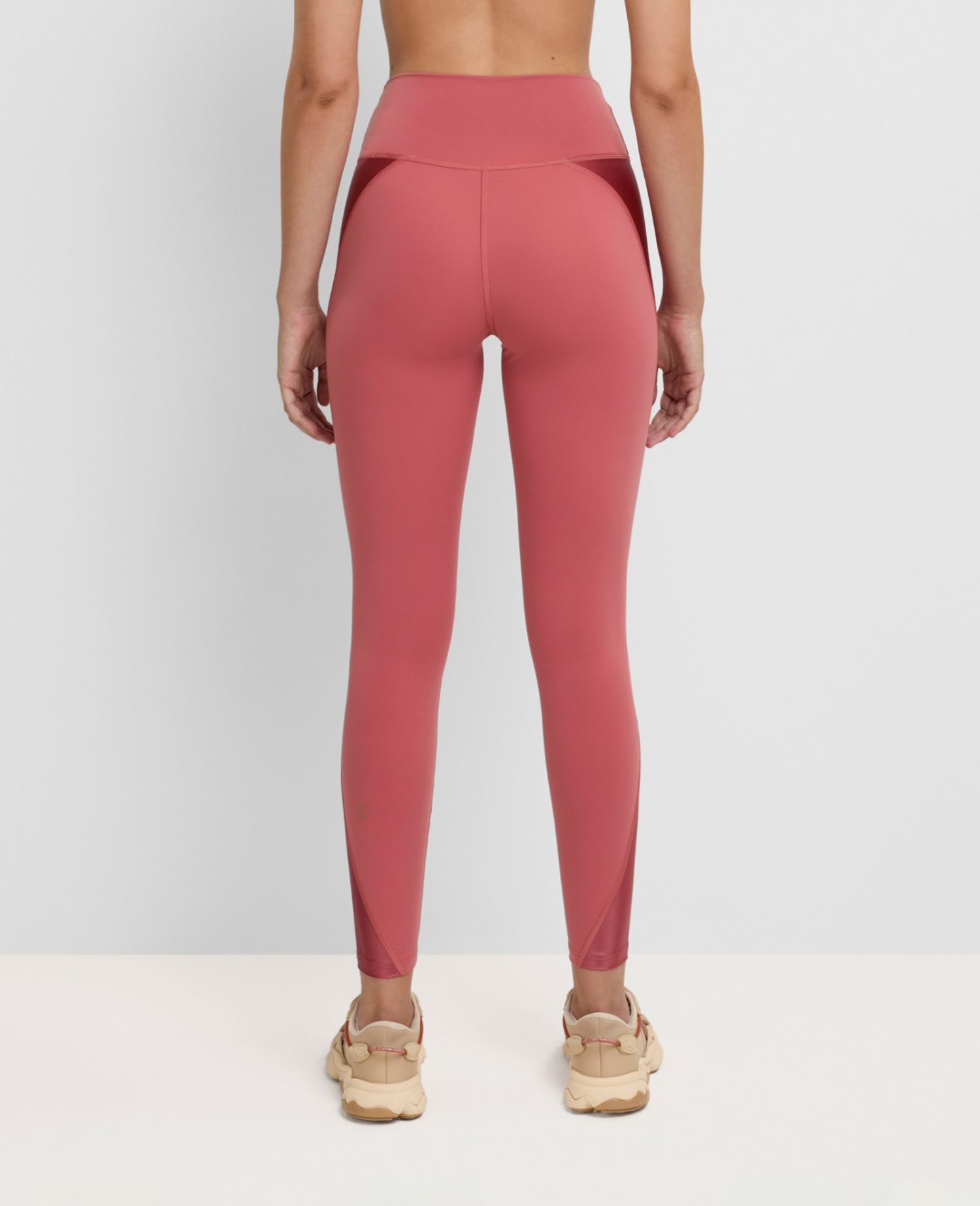 main product photo Matte-Shimmer Leggings Rosa