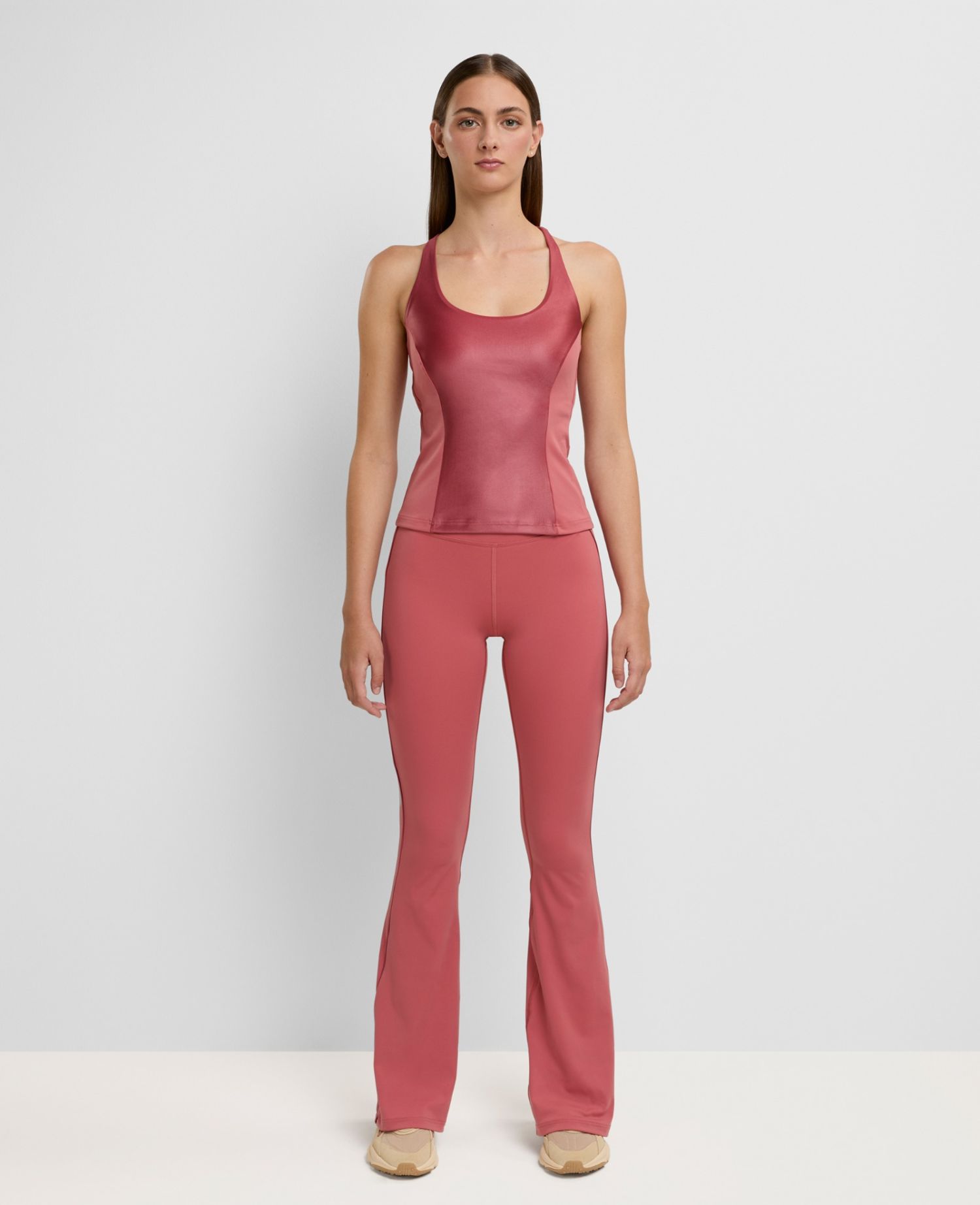 main product photo Flared Leggings Faded Rose