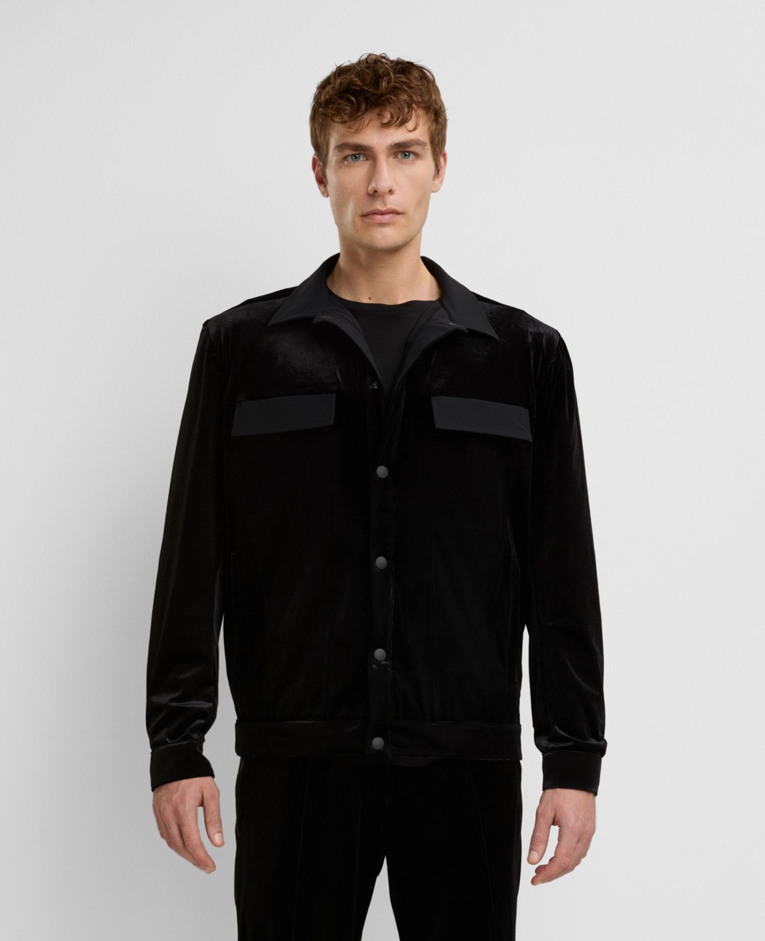 Chenille Overshirt Nero
