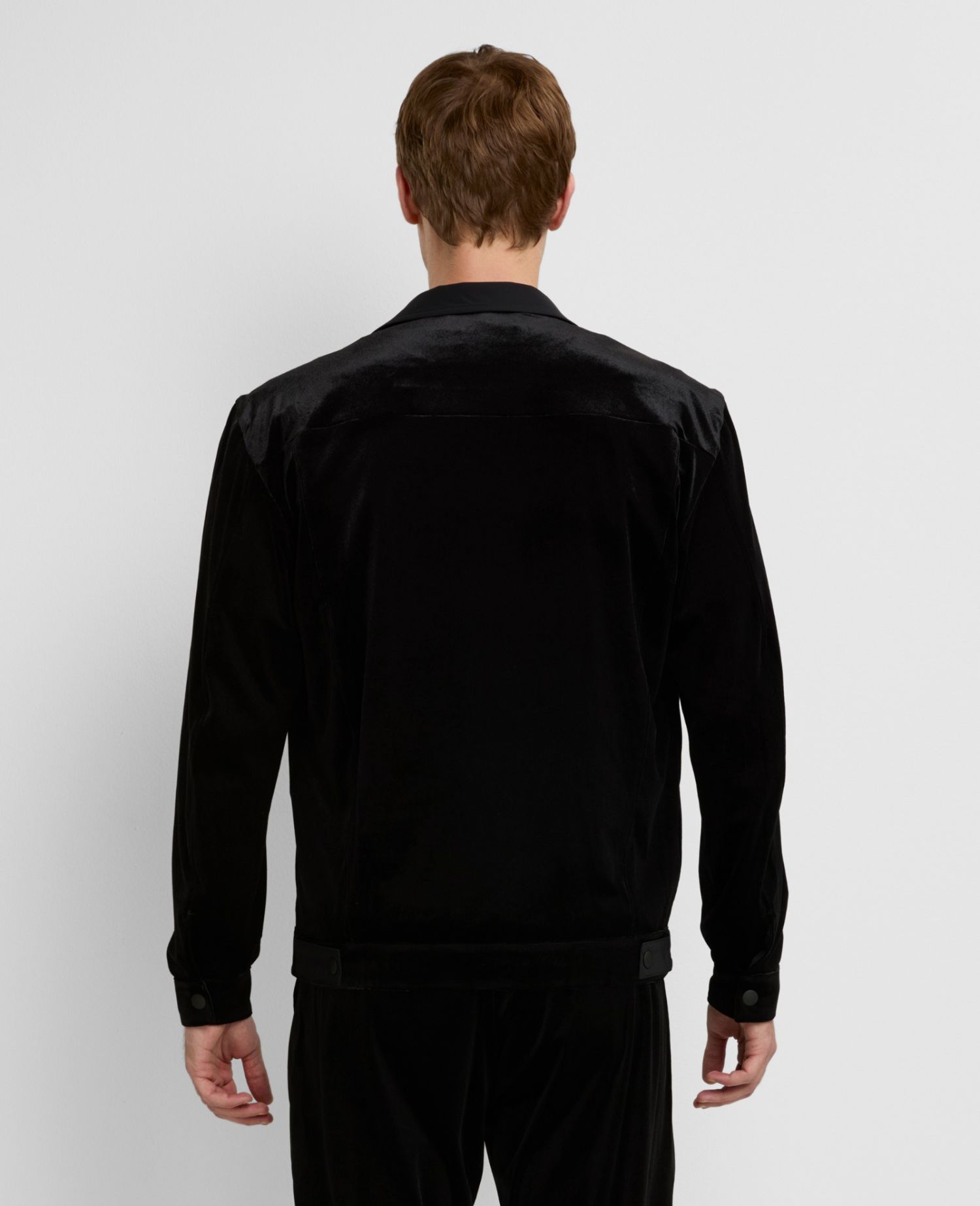 main product photo Chenille Overshirt Nero