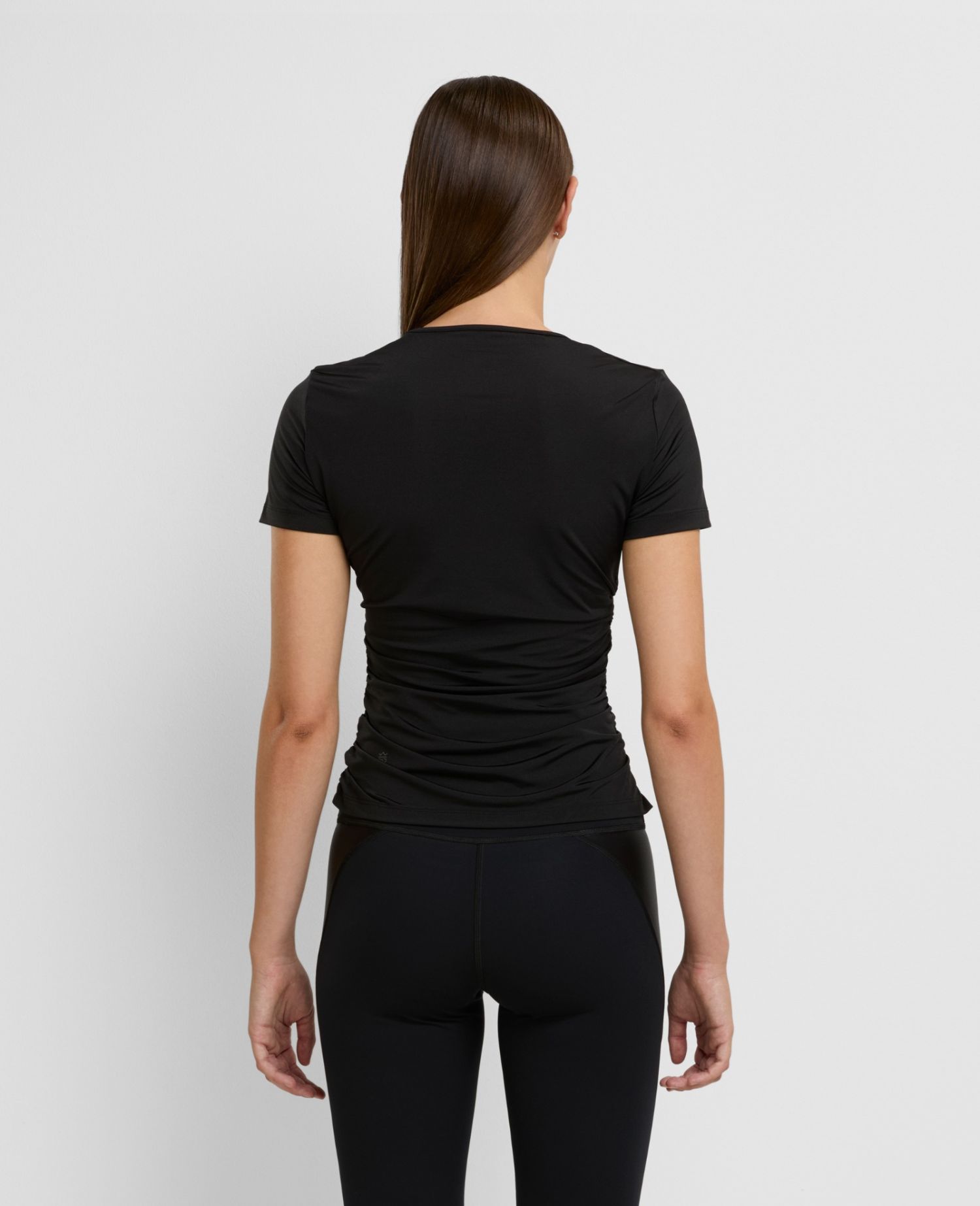 main product photo Draped T-Shirt Black