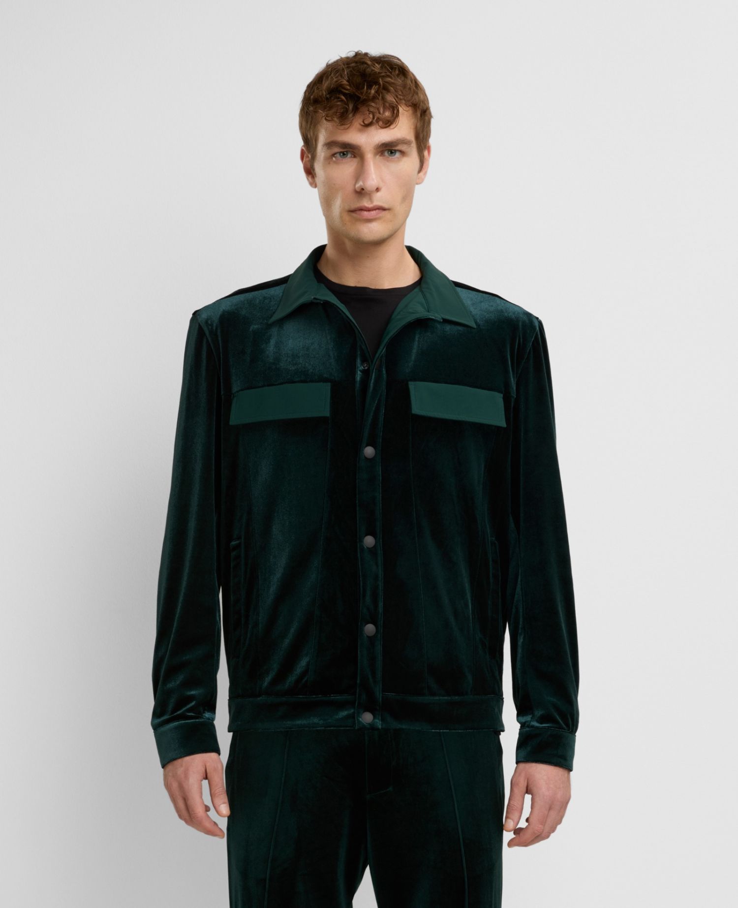 Chenille Overshirt Verde