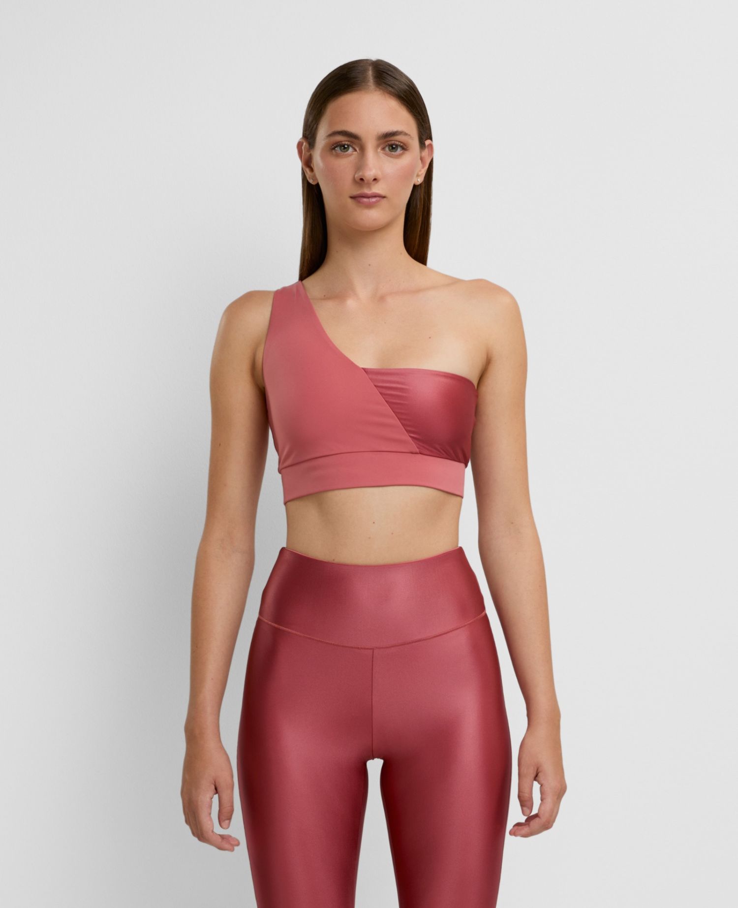 One-shoulder Bra Rosa