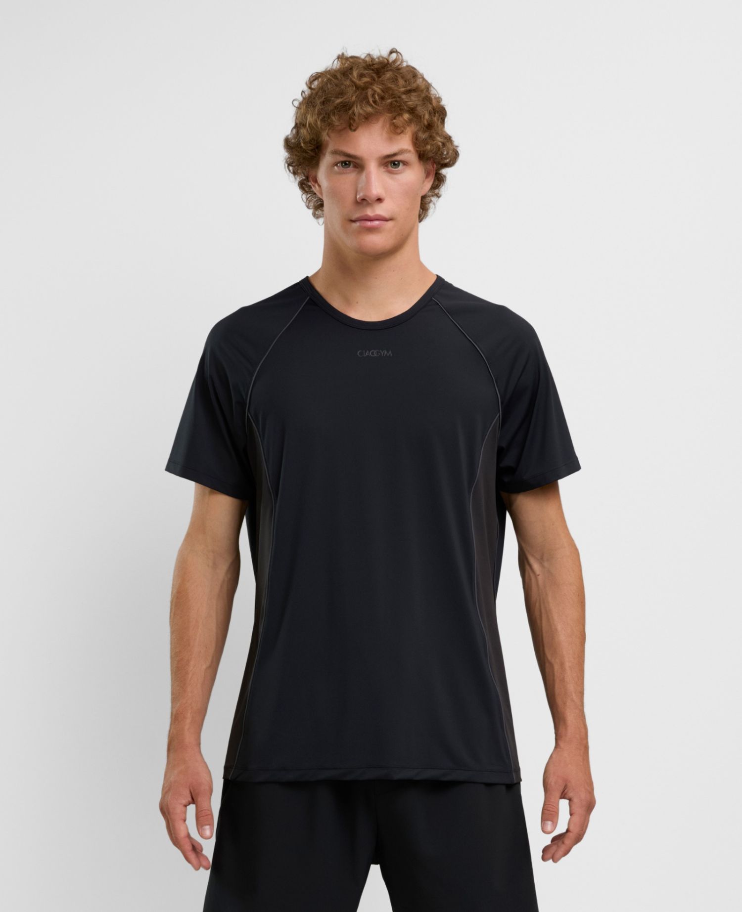 Piping T-Shirt Nero