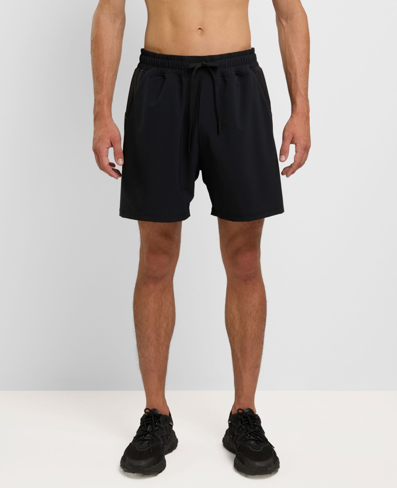 Piping Shorts Nero