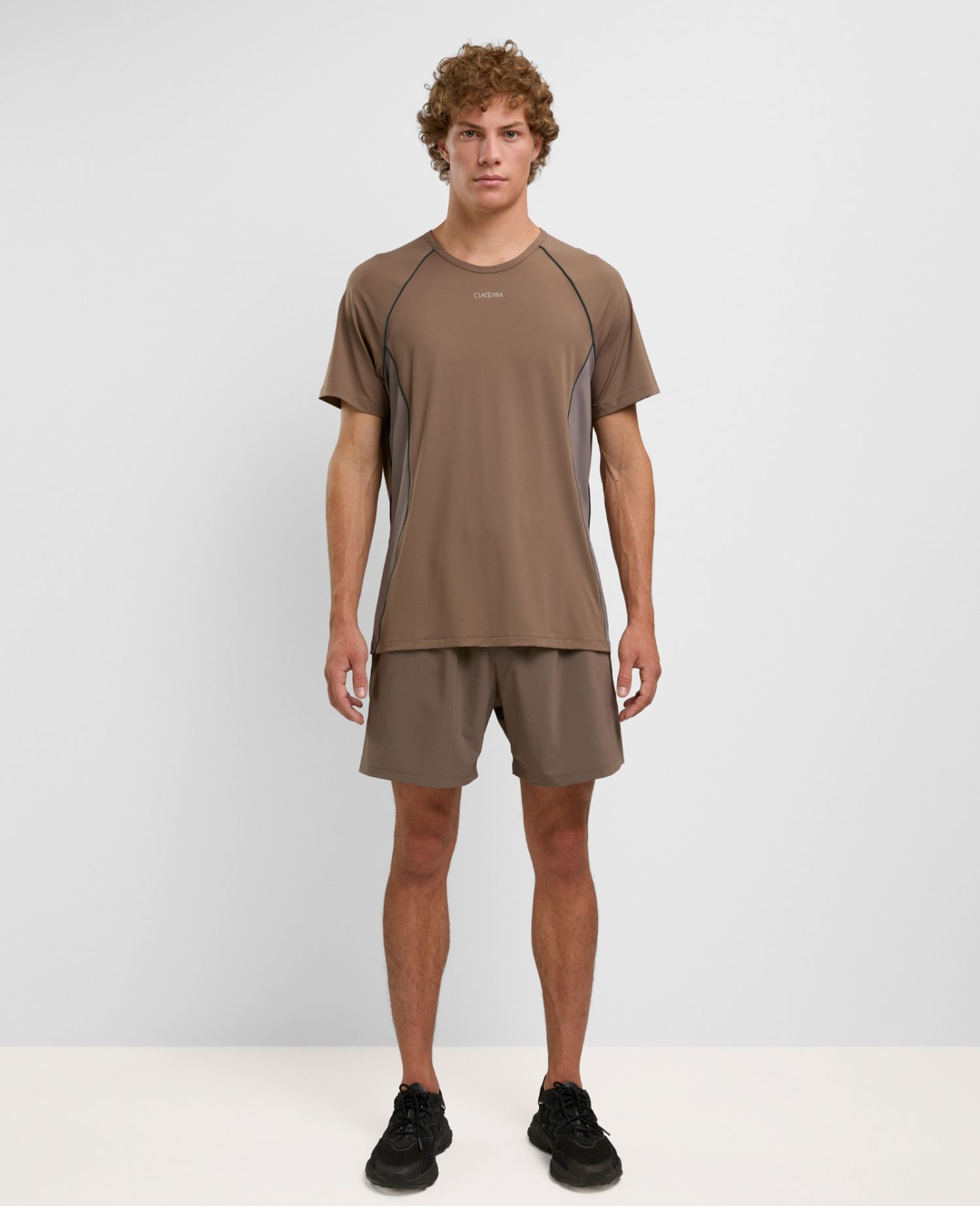 main product photo Piping Shorts Grigio