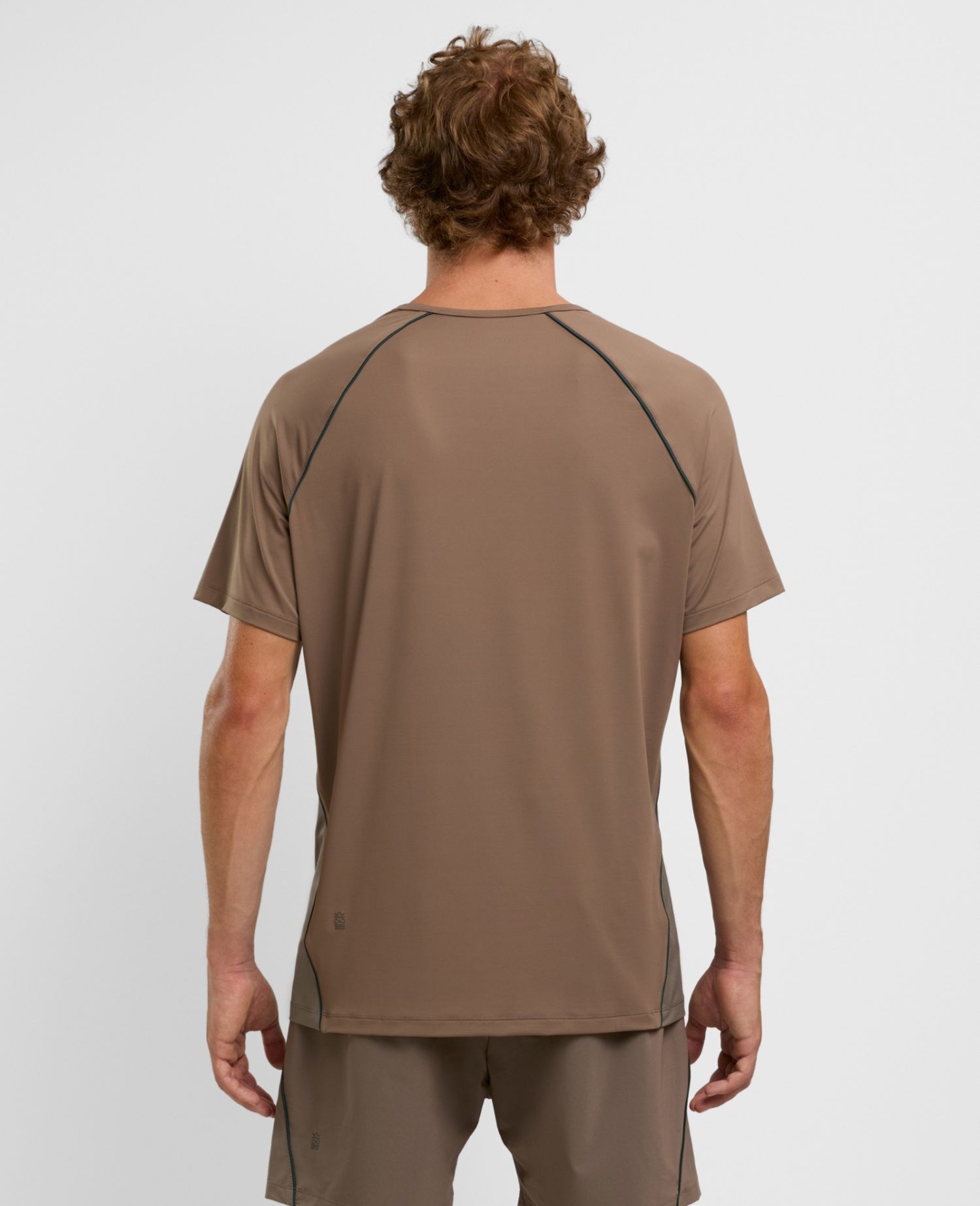 main product photo Piping T-Shirt Light Brown