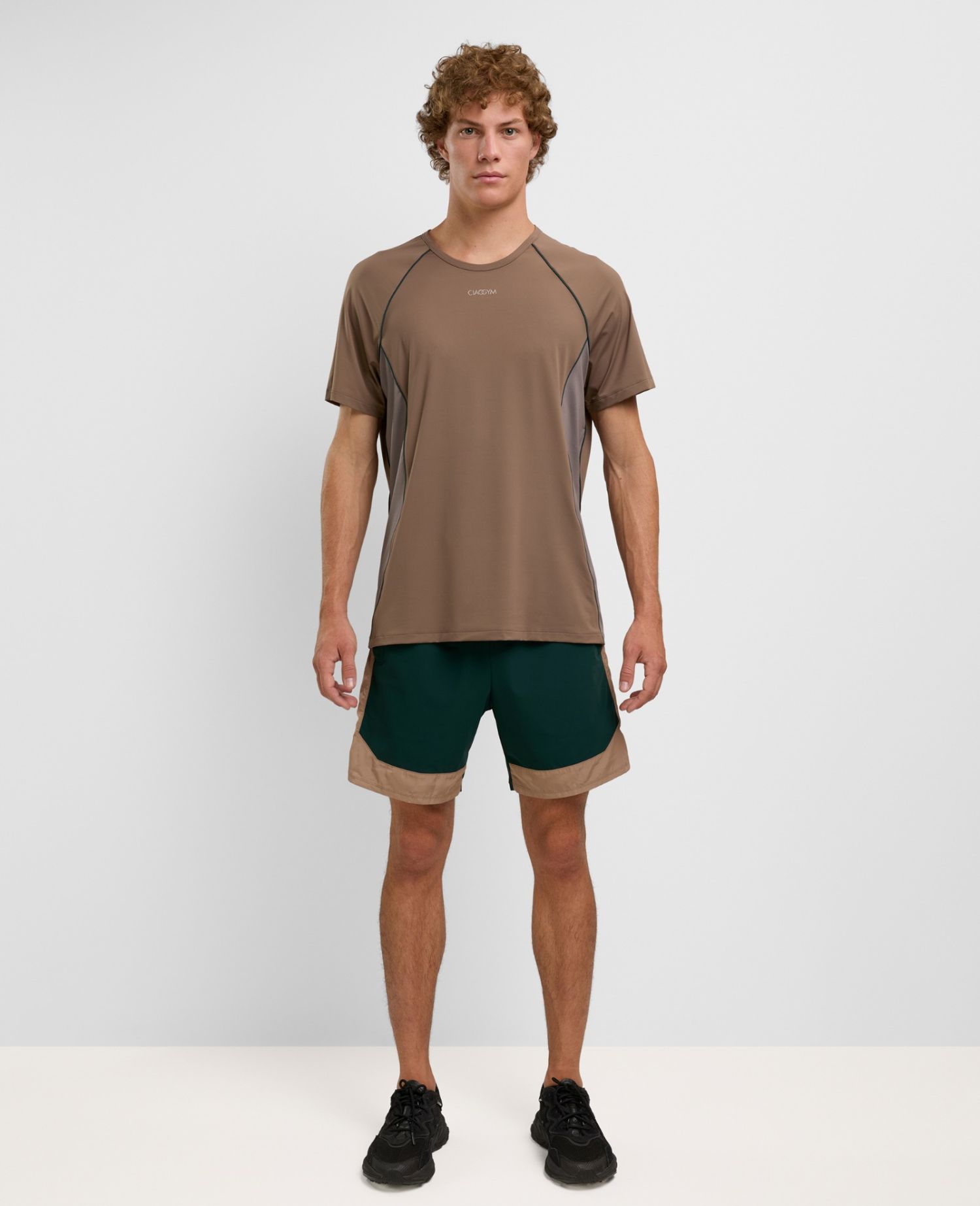main product photo Bicolor Shorts Green