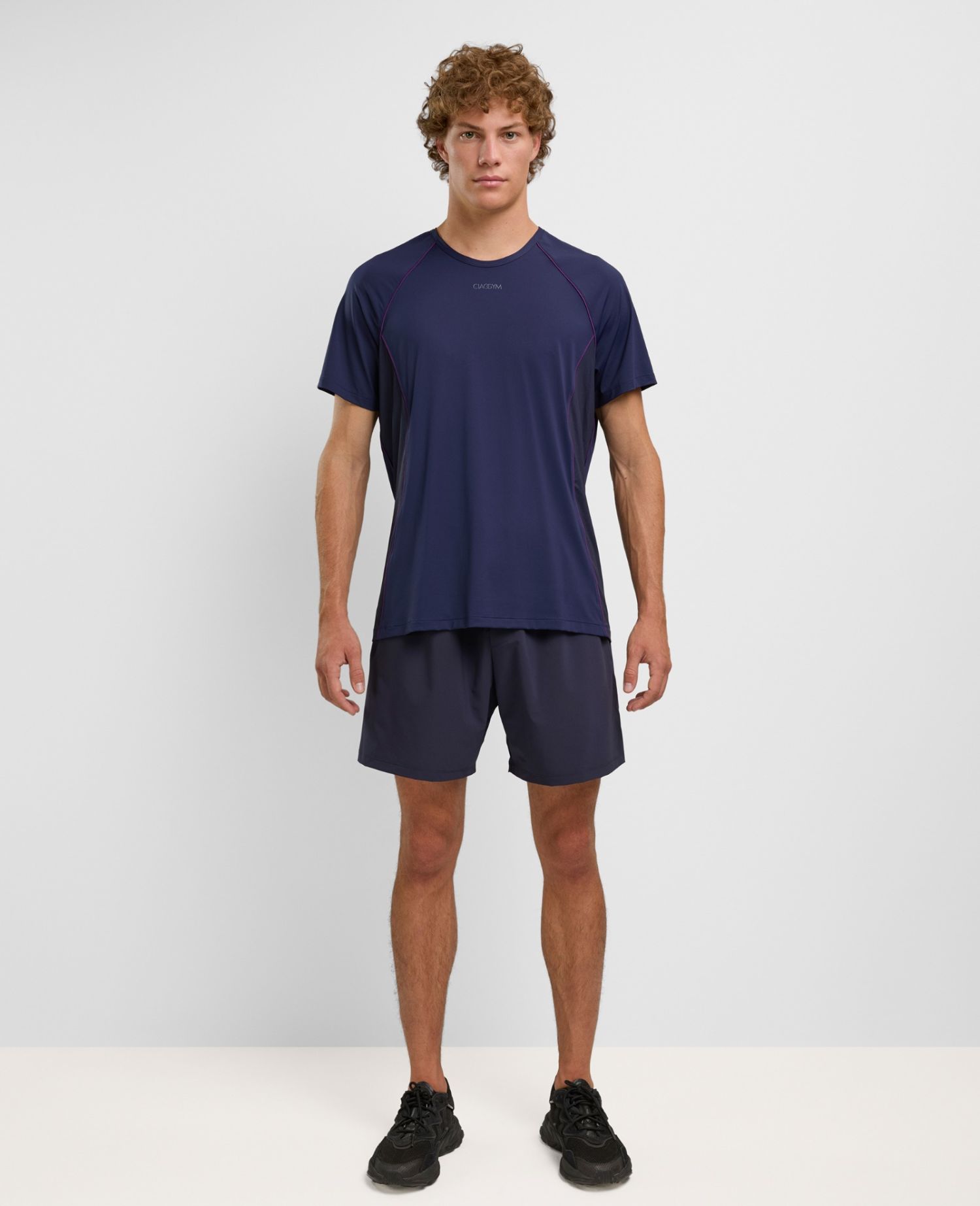 main product photo Piping Shorts Blu
