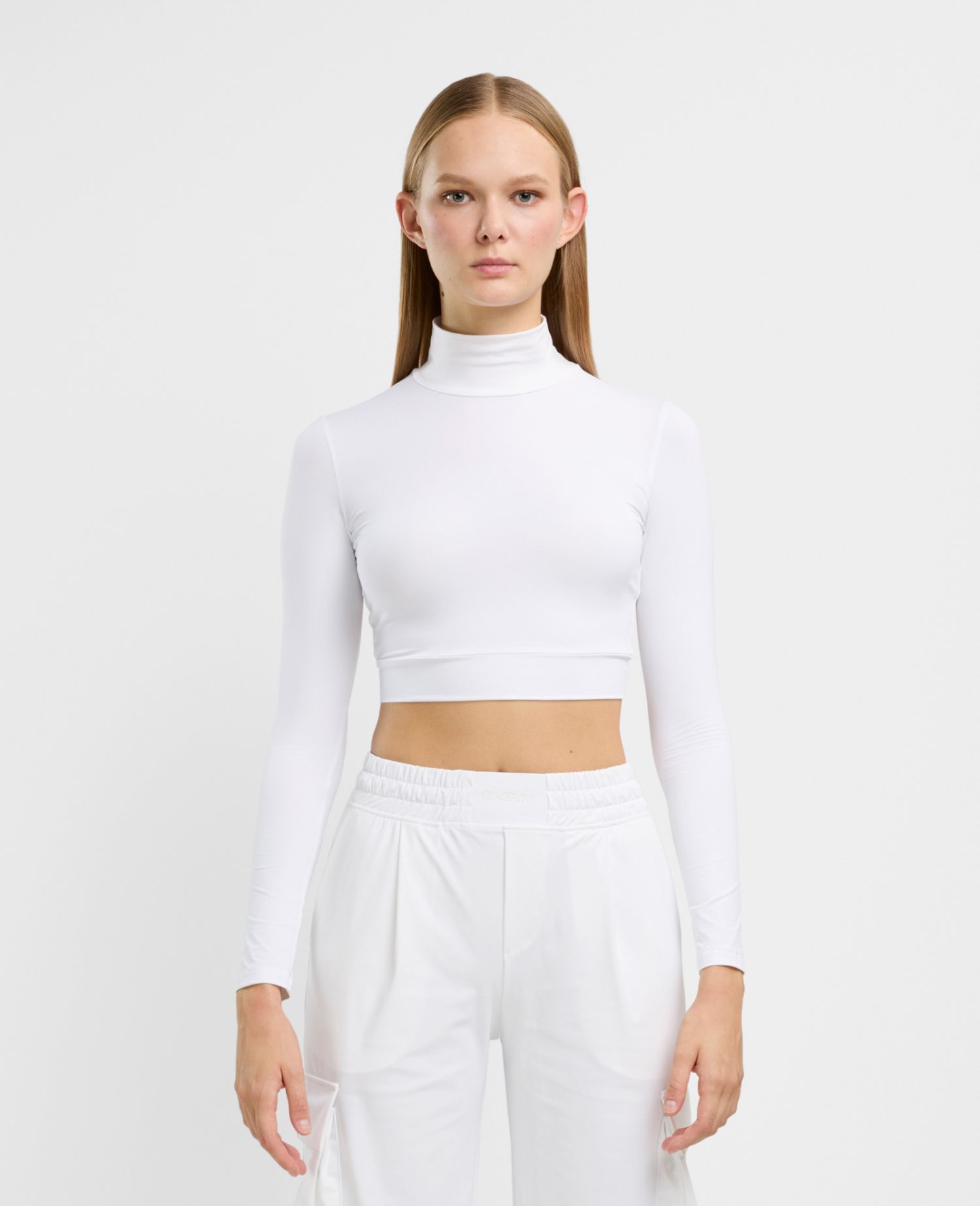 Cropped T-Shirt Bianco
