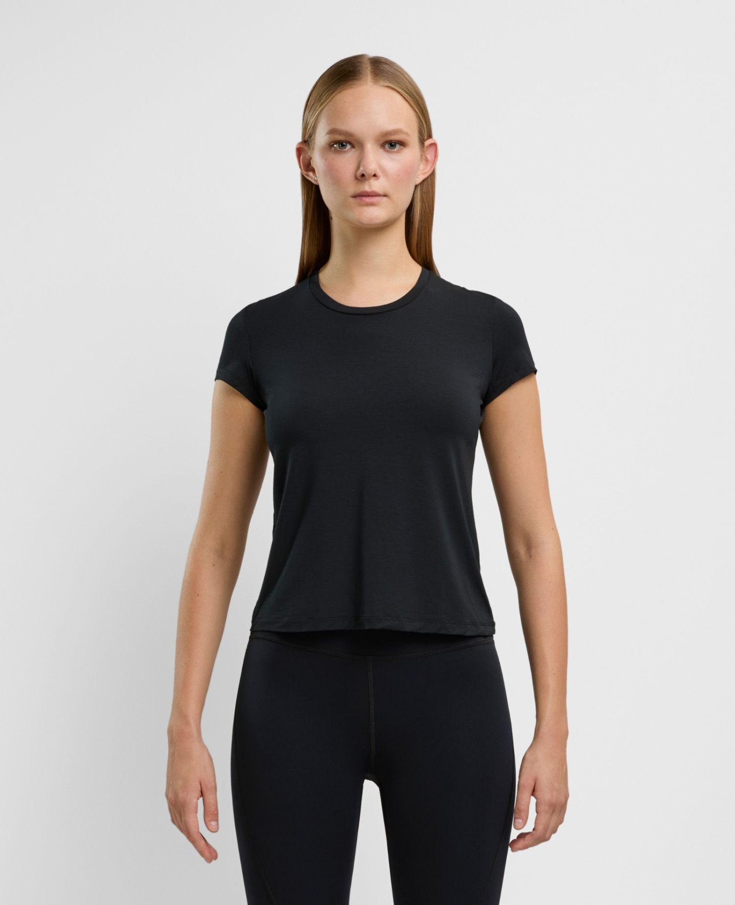 Basic Modal T-Shirt Black