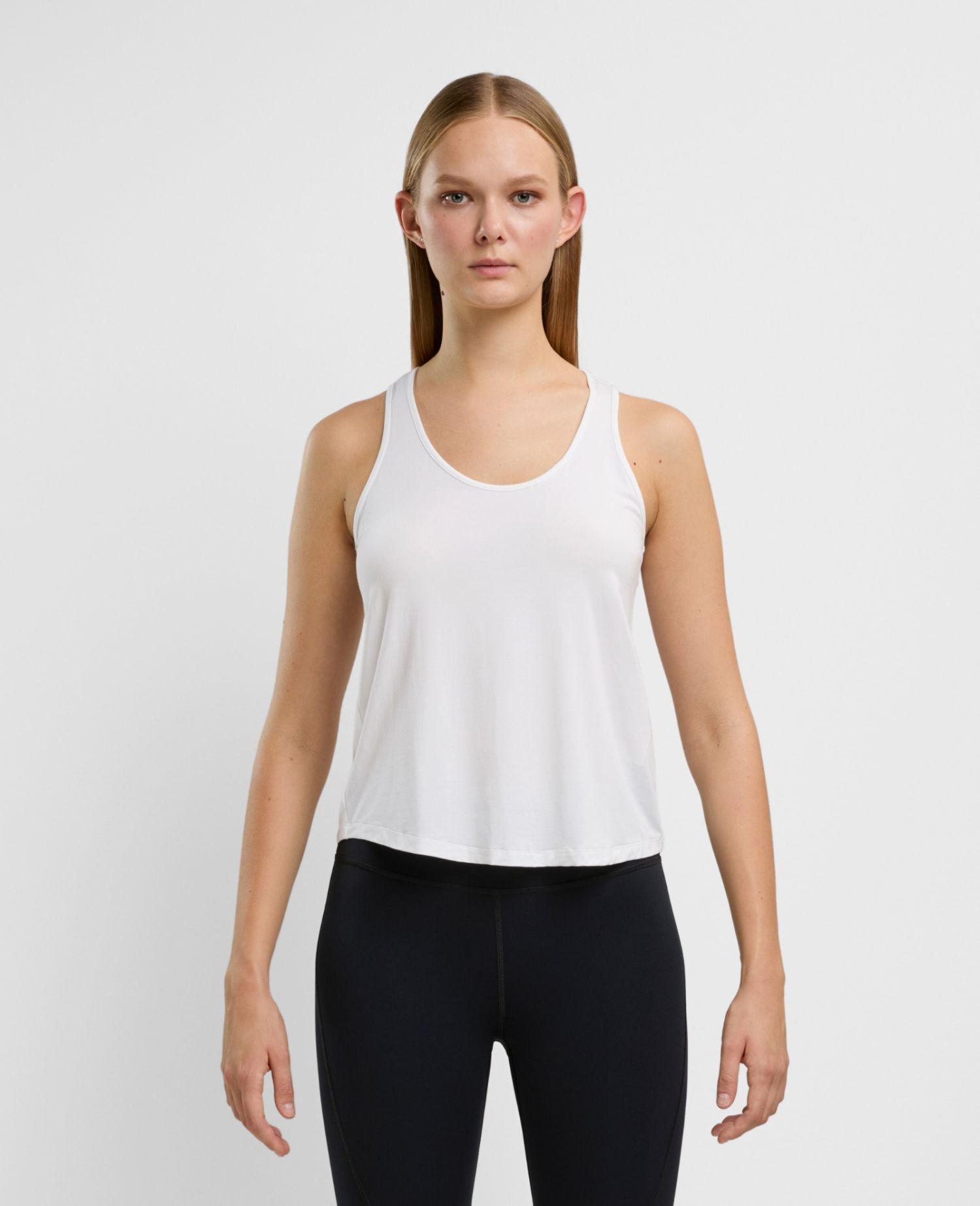 Basic Modal Tank Top White