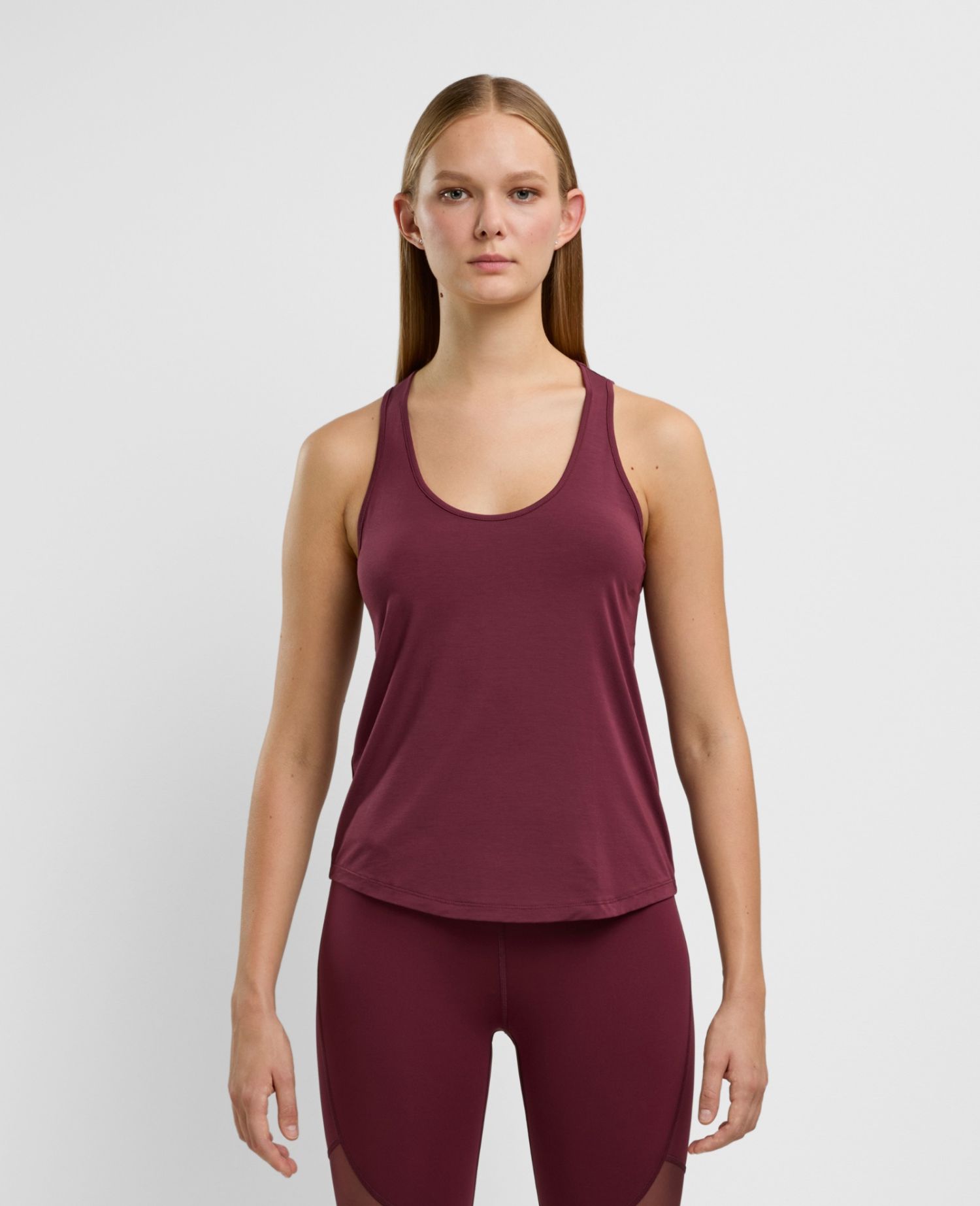 Basic Modal Tank Top Bordeaux