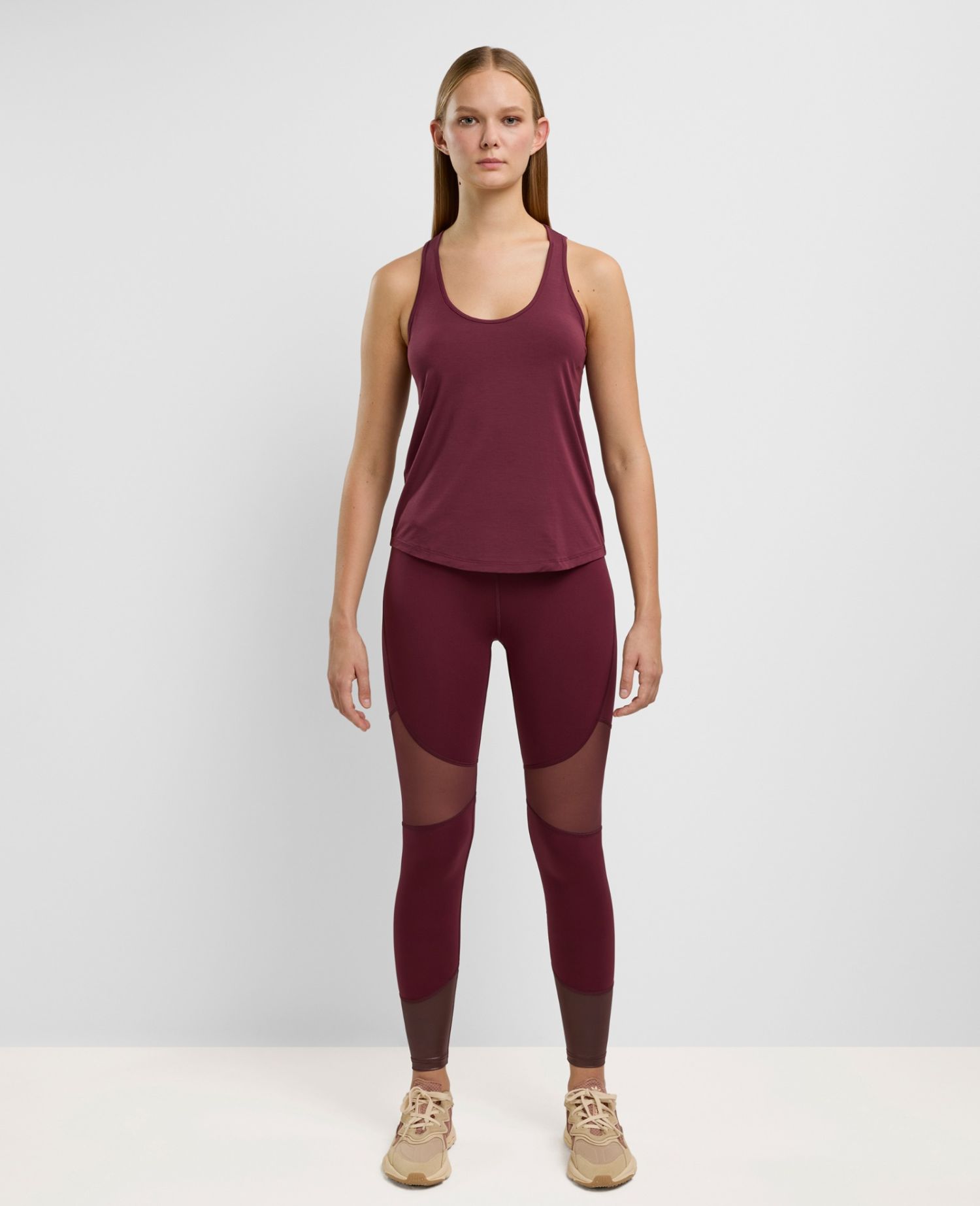 main product photo Basic Modal Tank Top Bordeaux