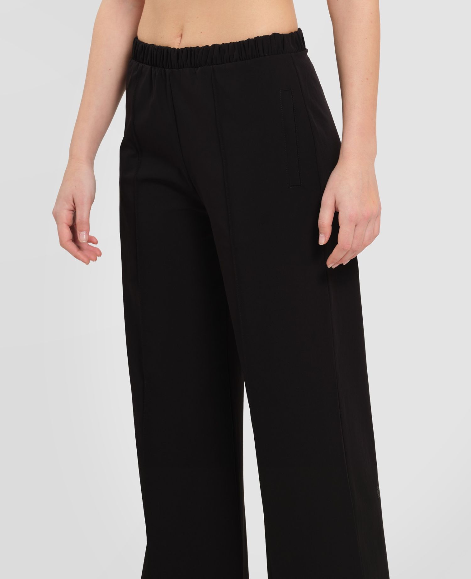 main product photo Wide-leg Joggers Black