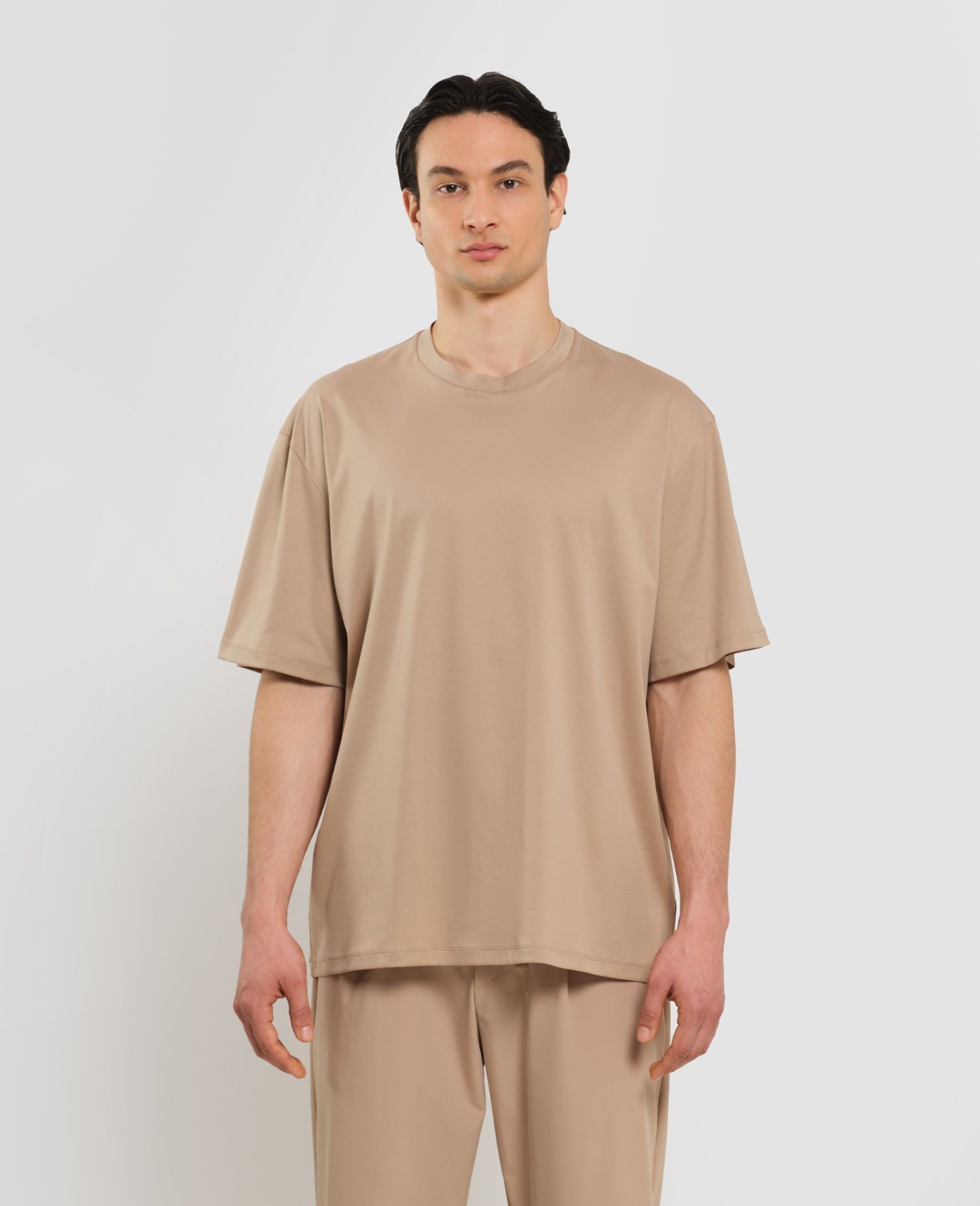 Relaxed-fit Interlock T-Shirt Beige