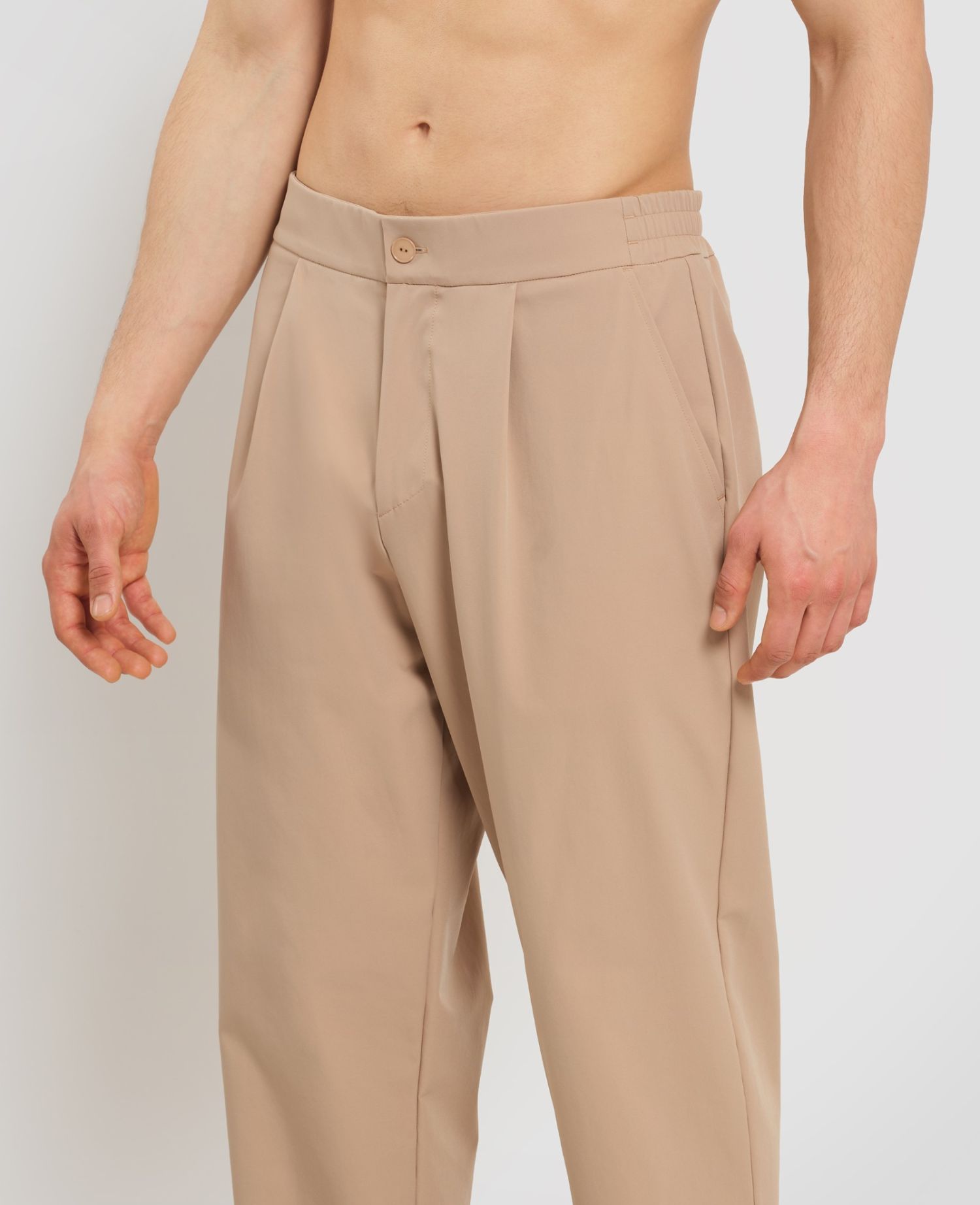 main product photo Sporty-chic Trousers Beige