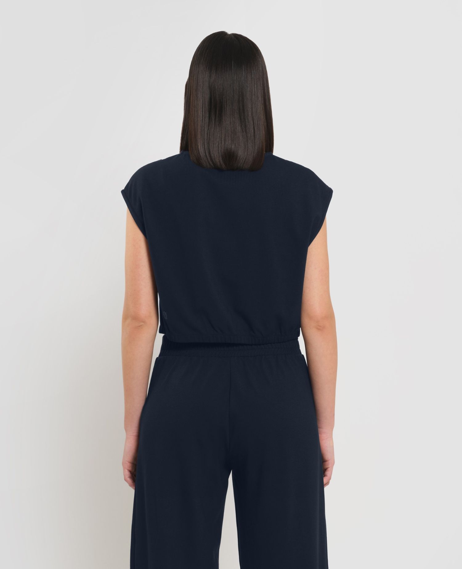 main product photo Cropped Casual T-Shirt Blue