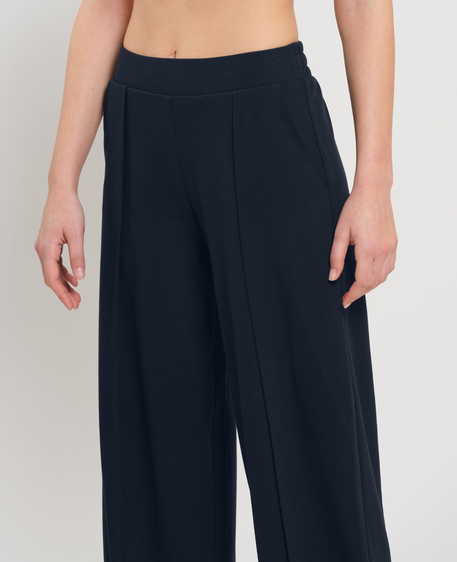 main product photo Baggy Casual Trousers Blue