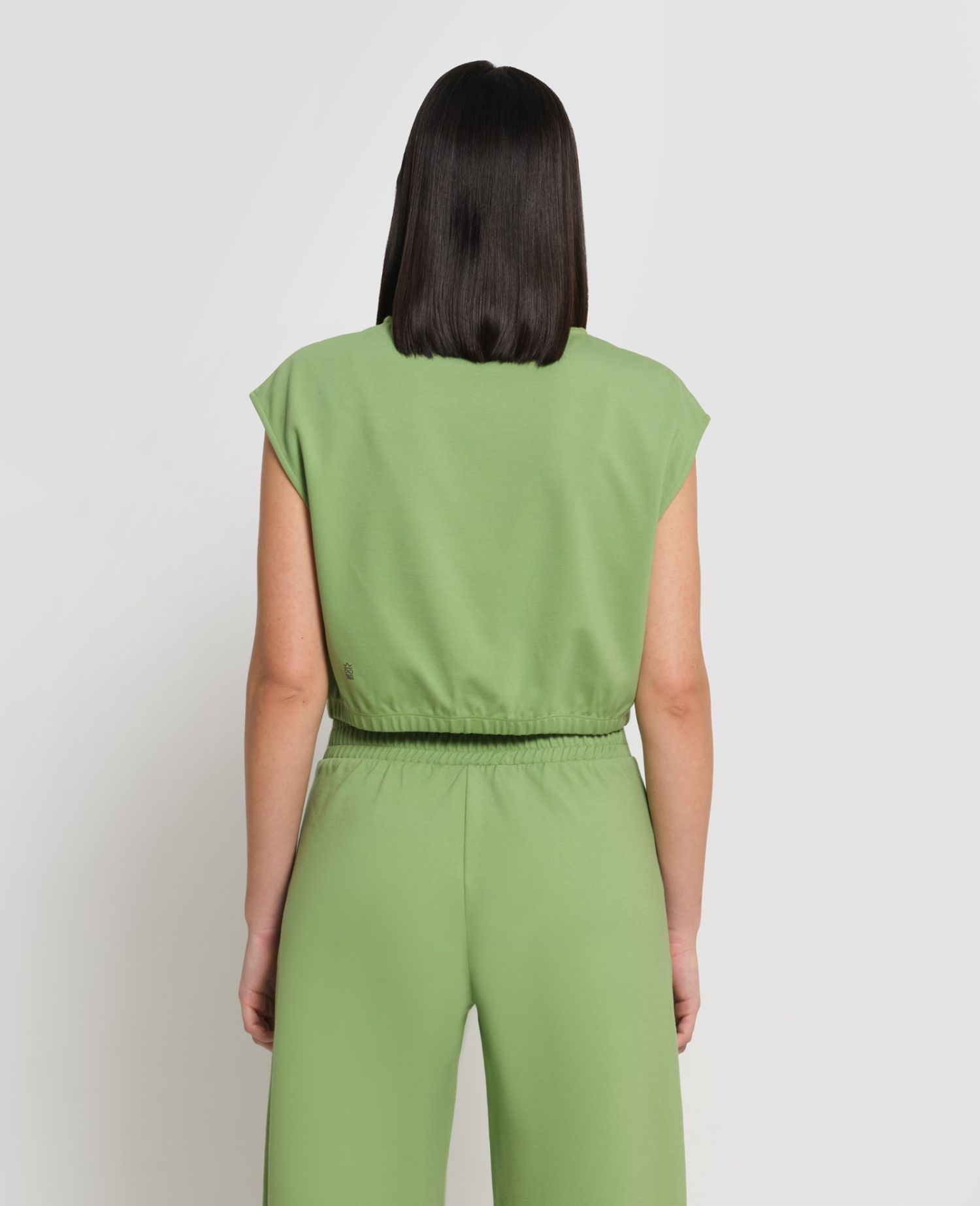 main product photo Cropped Casual T-Shirt Green